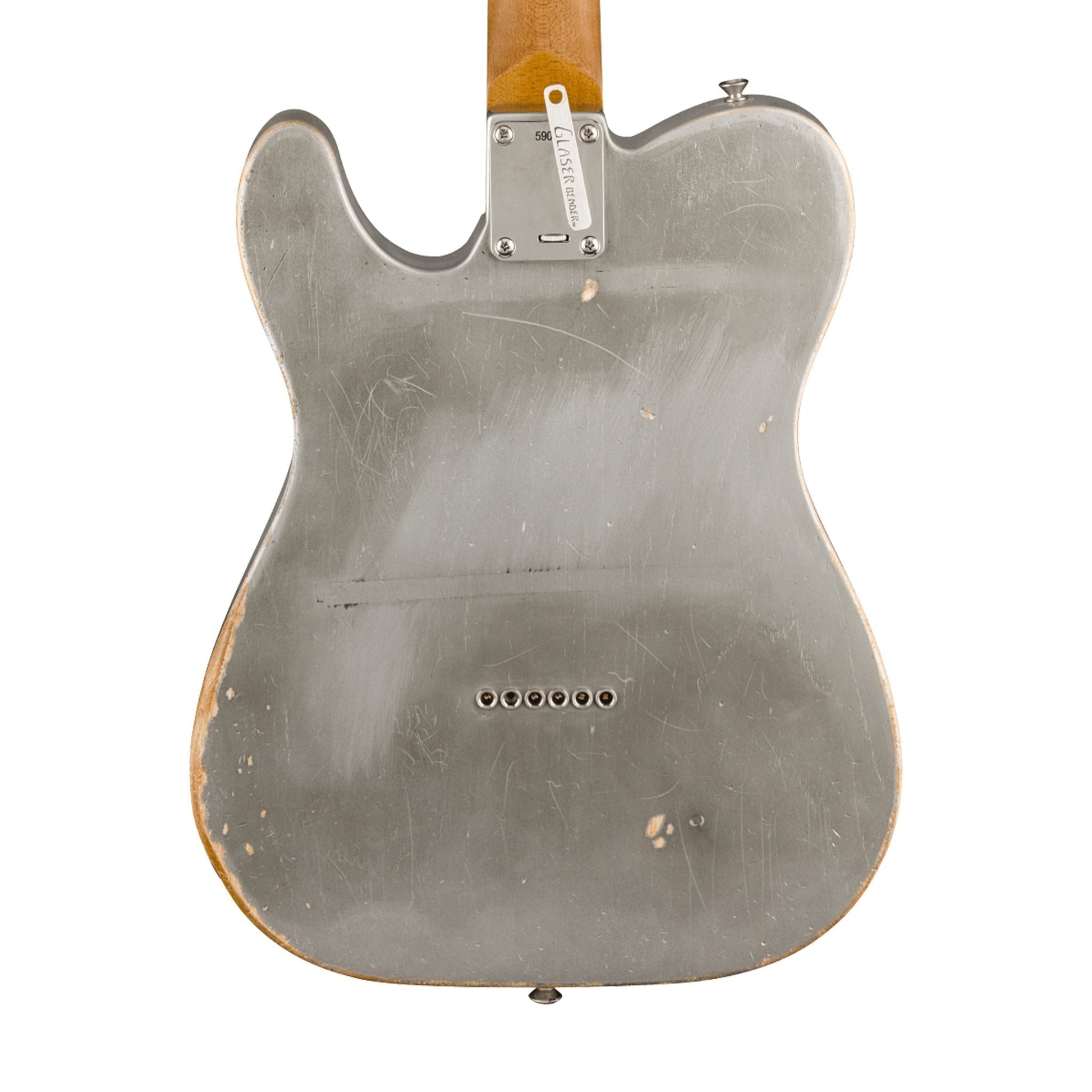 Fender Custom Shop Ltd Ed Kyle Mcmillin Masterbuilt Brent Mason Heavy Relic Telecaster, Flat Silver Satin - Việt Music