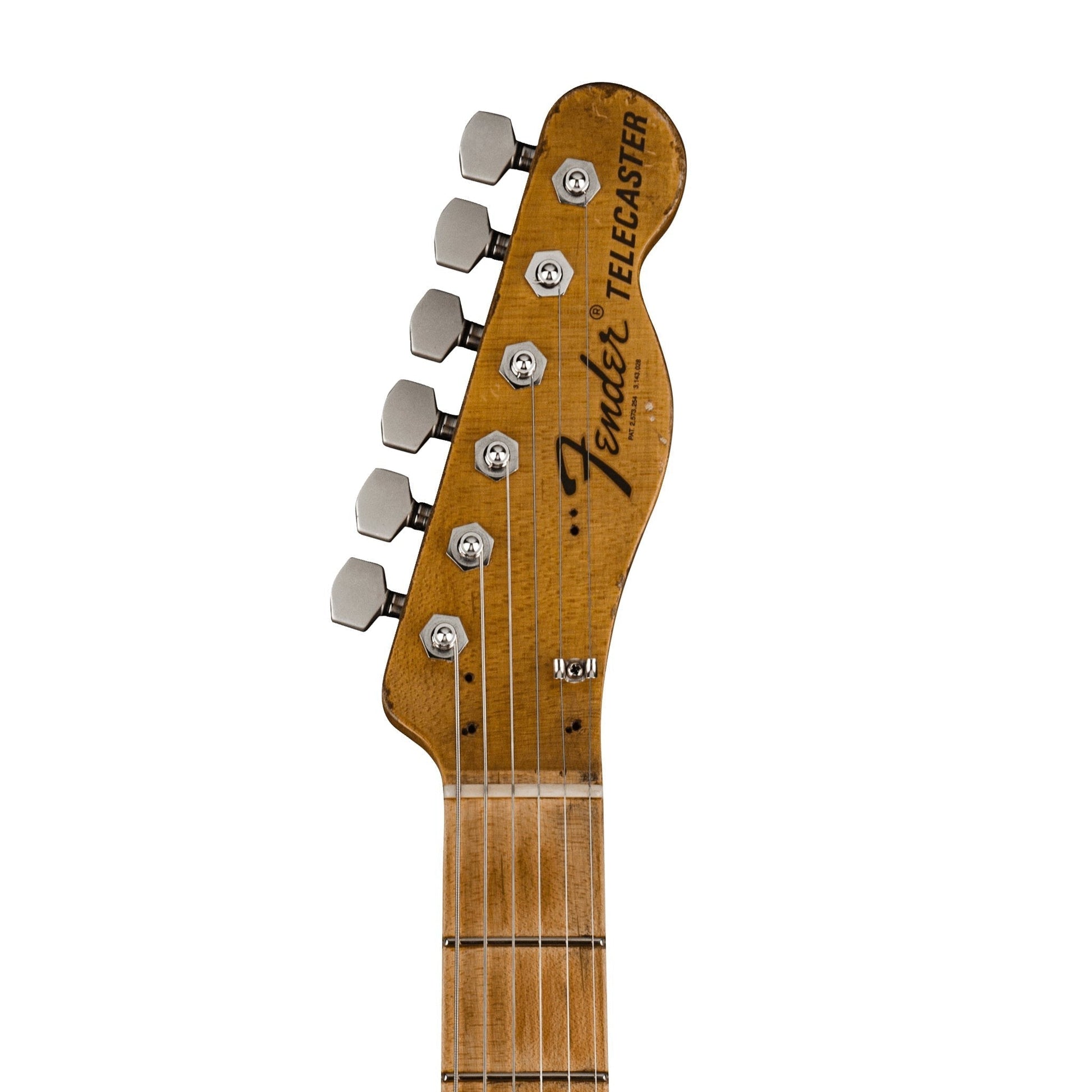 Fender Custom Shop Ltd Ed Kyle Mcmillin Masterbuilt Brent Mason Heavy Relic Telecaster, Flat Silver Satin - Việt Music