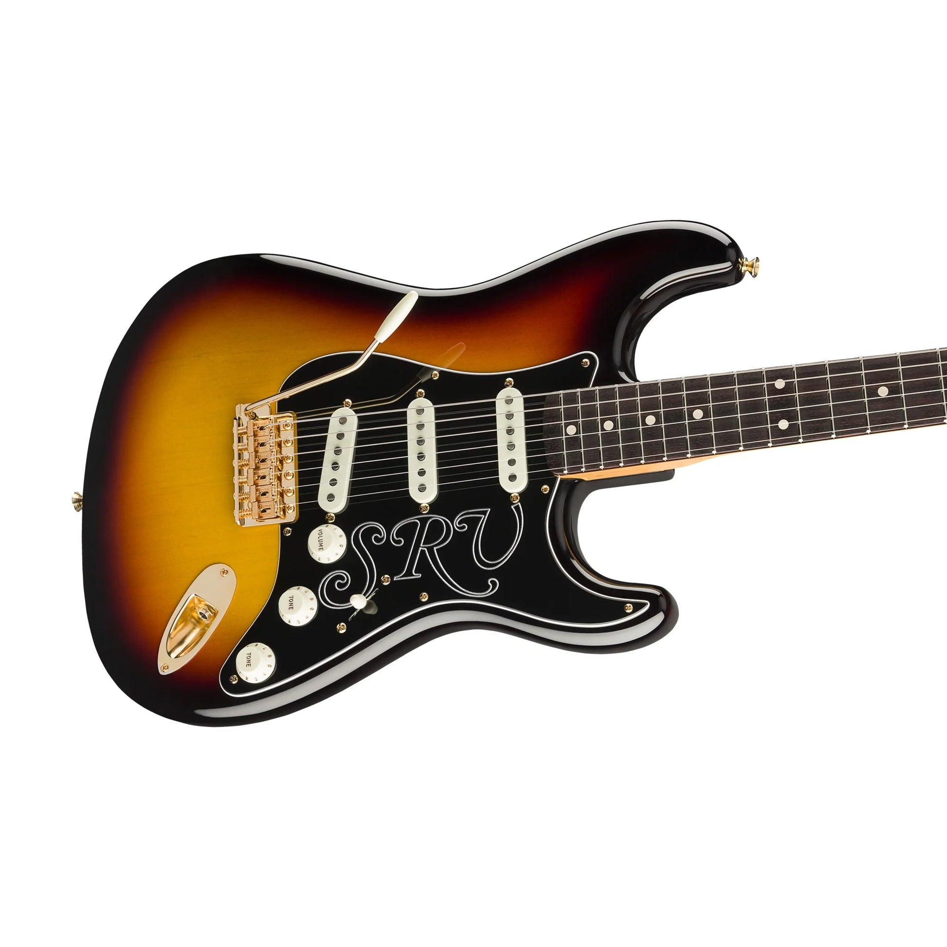 Đàn Guitar Điện Fender Custom Shop SRV Signature Stratocaster NOS SSS, Rosewood Fingerboard, 3-Tone Sunburst - Việt Music