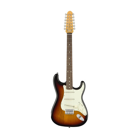 Đàn Guitar Điện Fender Japan FSR Traditional Stratocaster XII SSS, Rosewood Fingerboard, 3-Tone Sunburst - 12 Strings - Việt Music