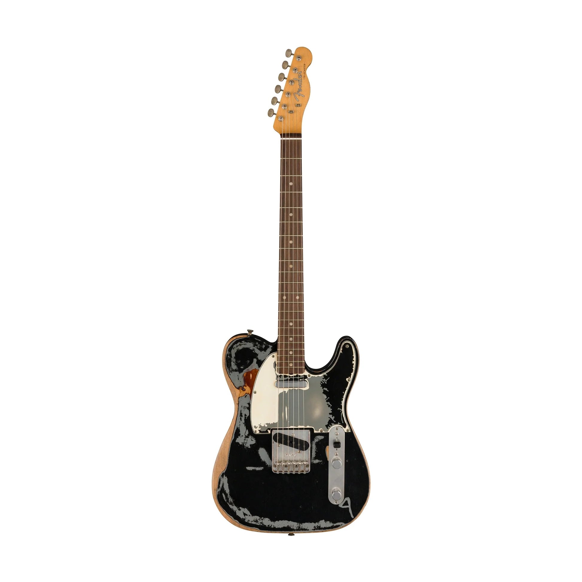 Đàn Guitar Điện Fender Joe Strummer Road Worn Telecaster SS, Rosewood Fingerboard, Black - Việt Music