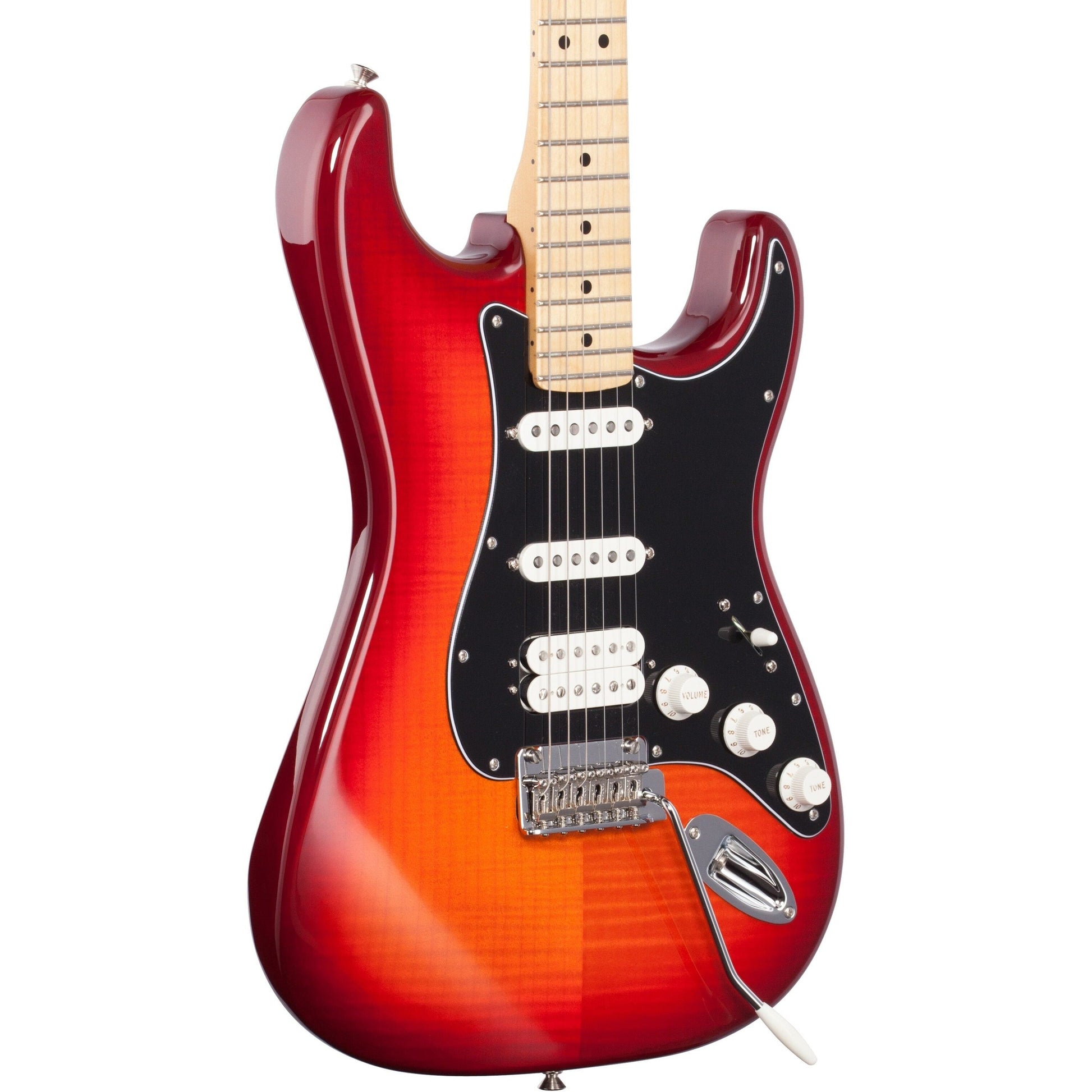 Đàn Guitar Điện Fender Player Plus Top Stratocaster HSS, Maple Fingerboard, Aged Cherry - Việt Music