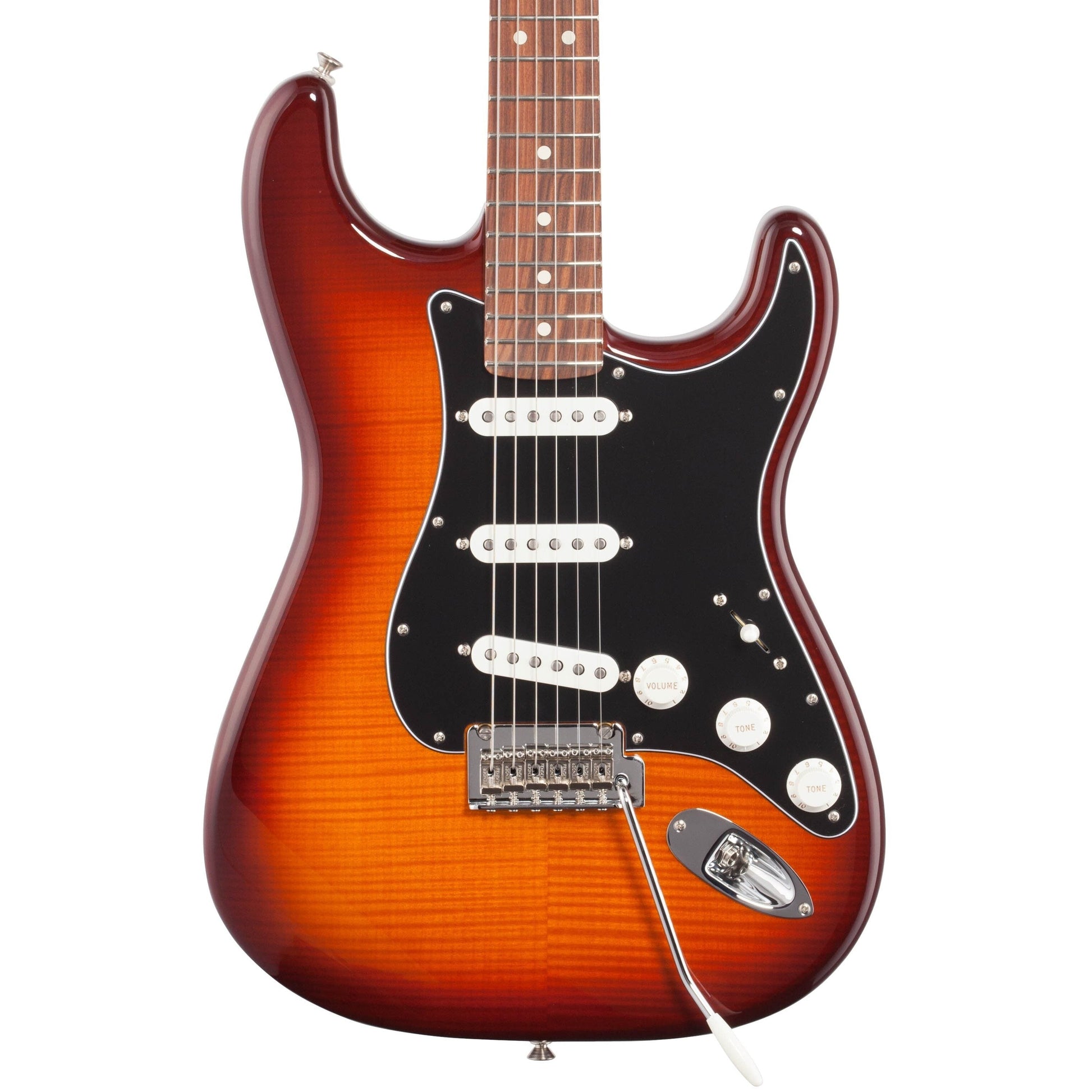 Đàn Guitar Điện Fender Player Plus Top Stratocaster HSS, Pau Ferro Fingerboard, Tobacco Burst - Việt Music