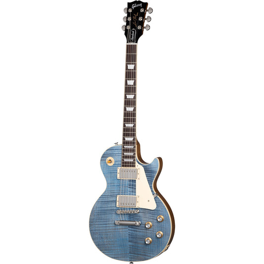 Đàn Guitar Điện Gibson Les Paul Standard '60s Figured Top, Ocean Blue - Qua Sử Dụng - Việt Music