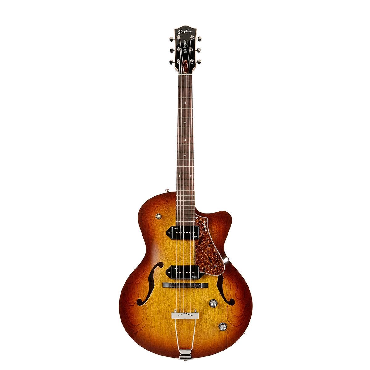 Đàn Guitar Điện Godin 5th Avenue CW Kingpin II Cognac Burst - Việt Music