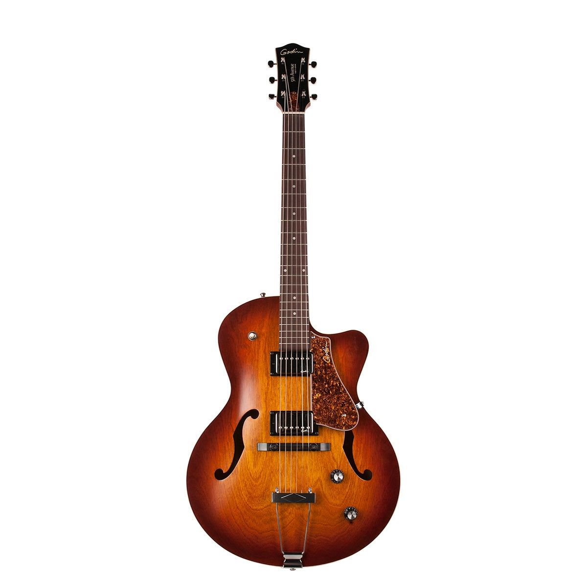 Đàn Guitar Điện Godin 5th Avenue CW Kingpin II HB Cognac Burst - Việt Music