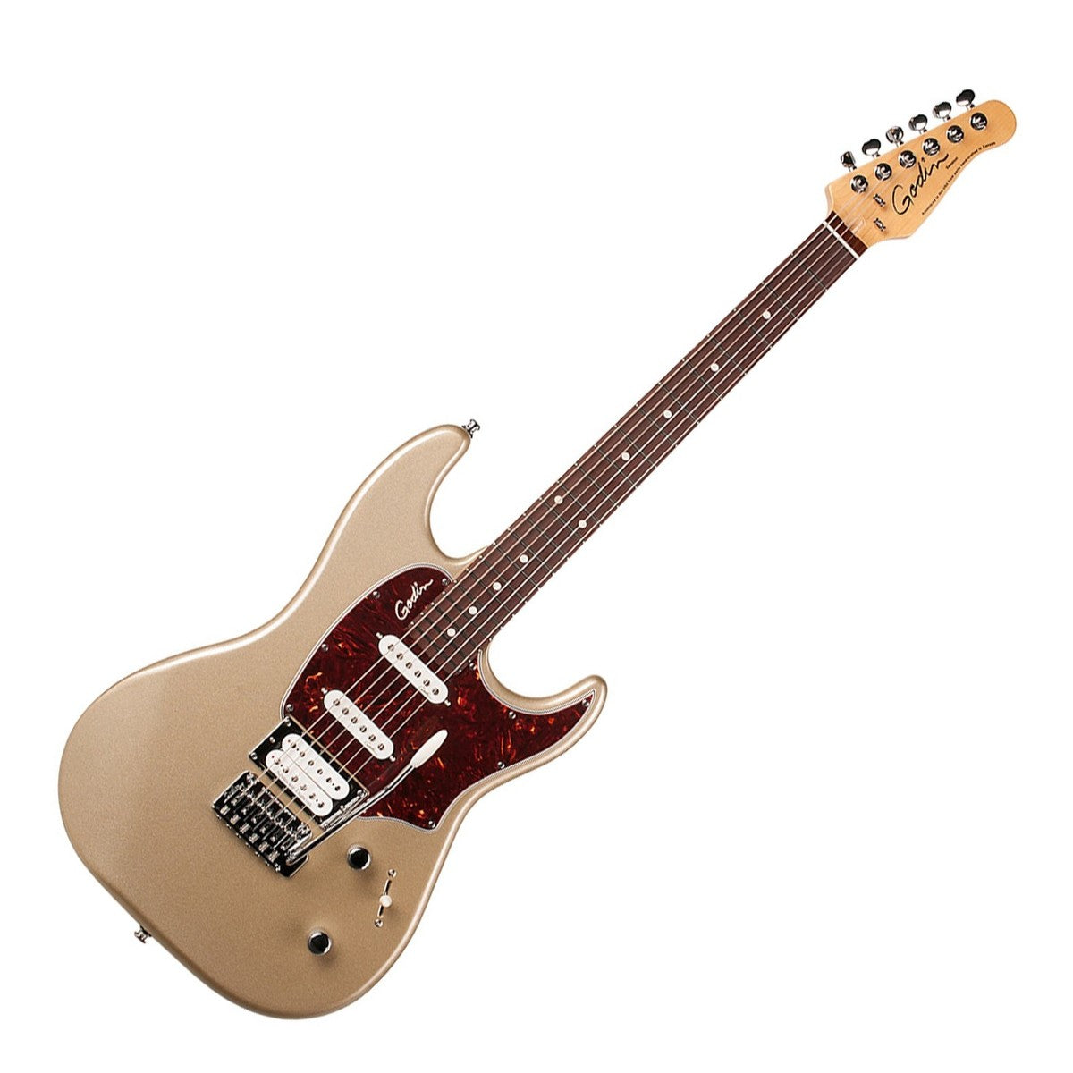 Đàn Guitar Điện Godin Session LTD Silver Gold HG RN - Việt Music