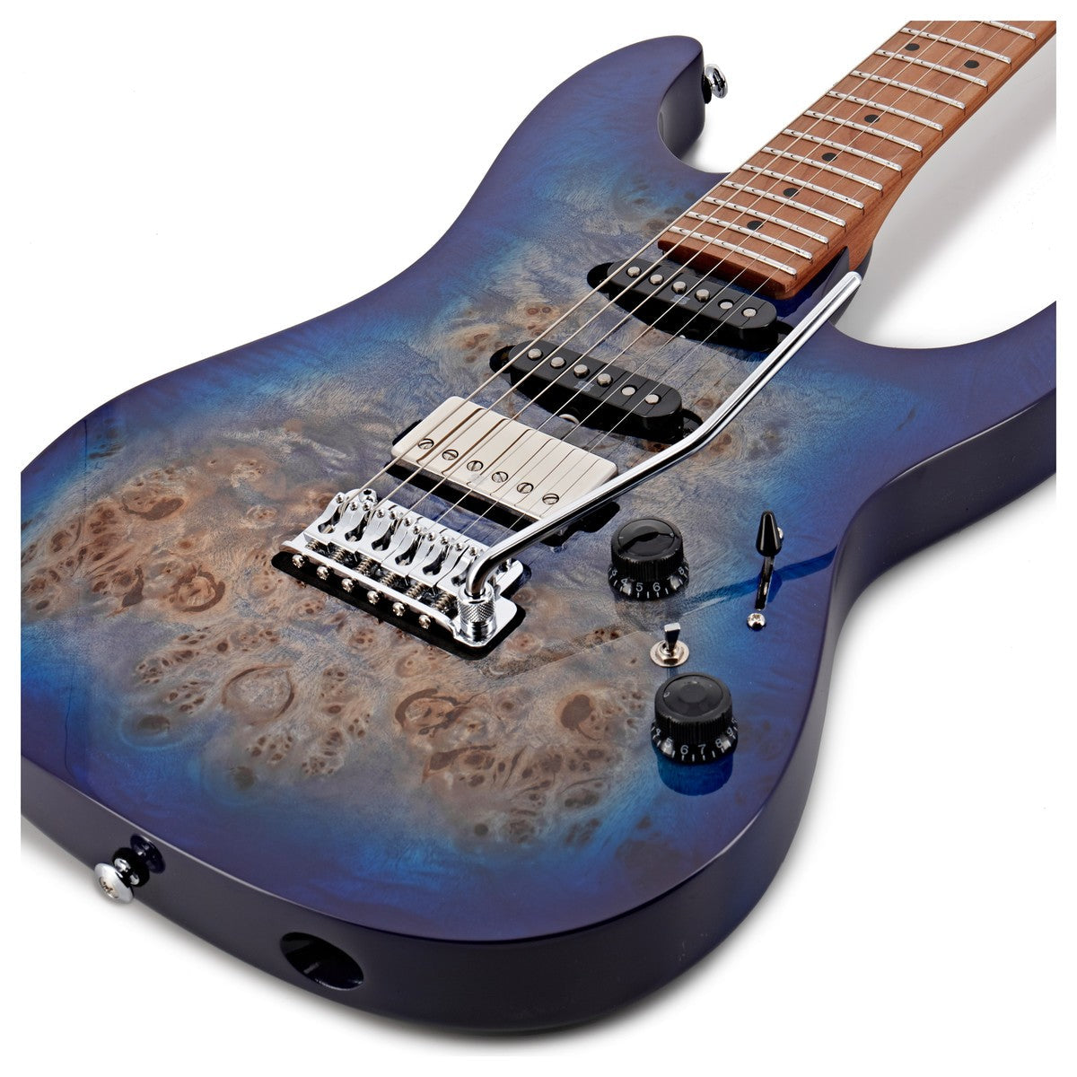 Đàn Guitar Điện Ibanez AZ Premium AZ226PB, Cerulean Blue Burst - Việt Music