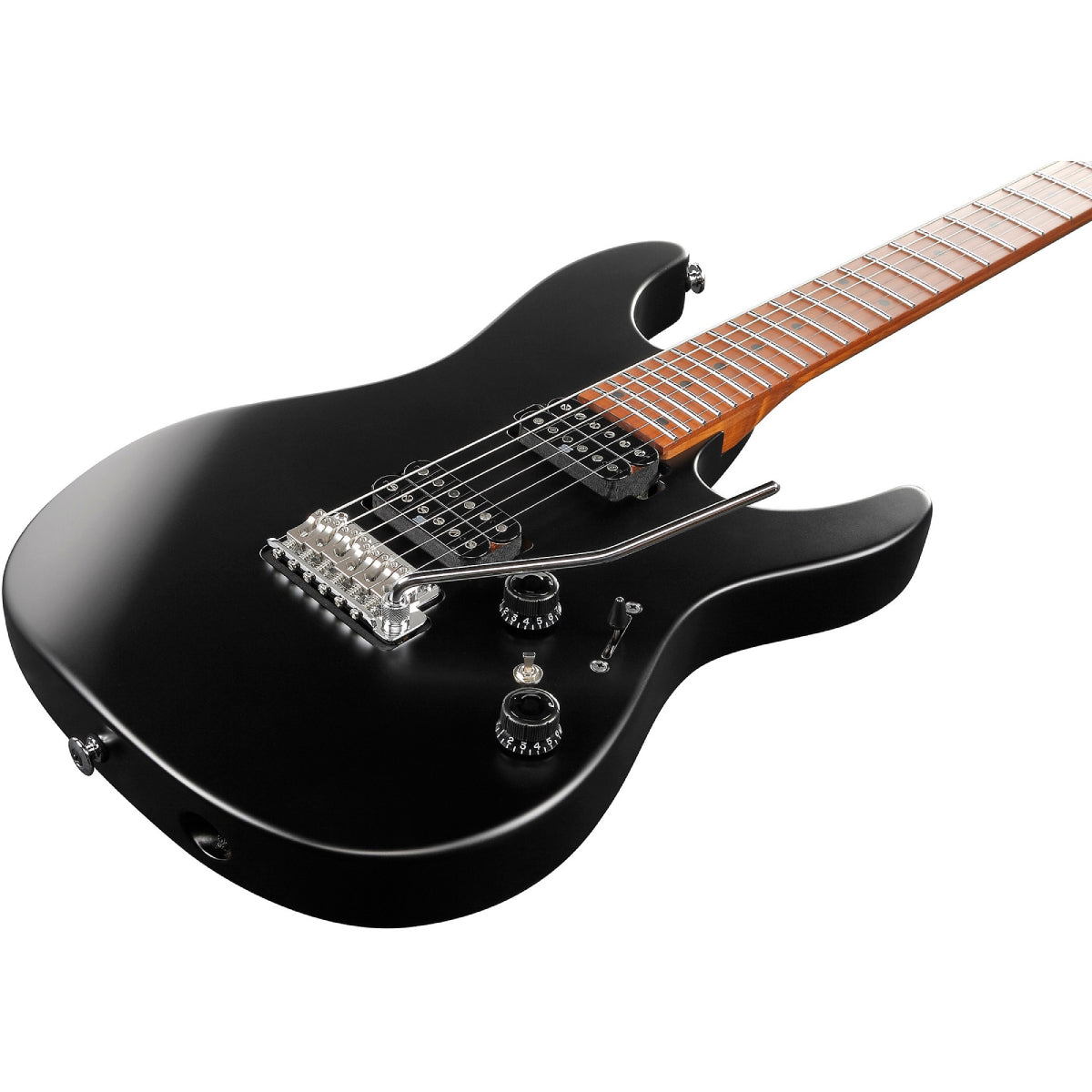 Đàn Guitar Điện Ibanez AZ Prestige AZ2402, Black Flat - Việt Music