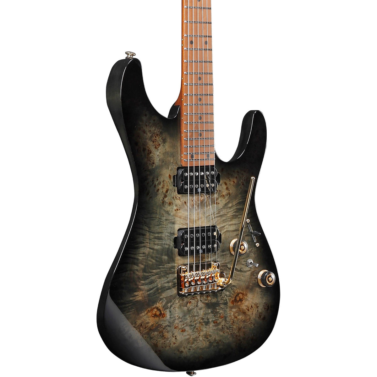 Đàn Guitar Điện Ibanez AZ Premium AZ242PBG, Charcoal Black Burst - Việt Music