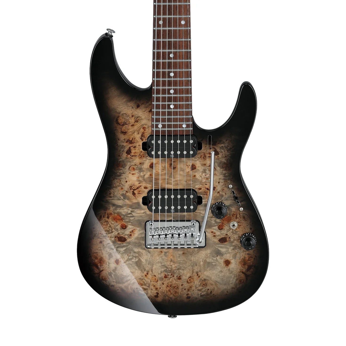 Đàn Guitar Điện Ibanez AZ Premium AZ427P1PB, Charcoal Black Burst - Việt Music