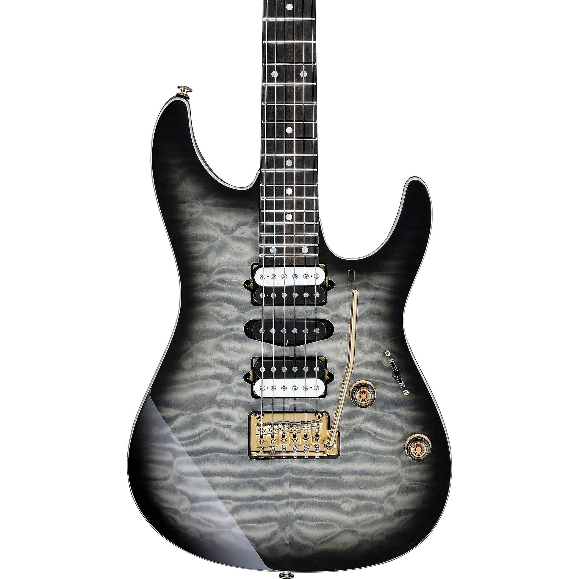 Đàn Guitar Điện Ibanez AZ Premium AZ47P1QM, Black Ice Burst - Việt Music