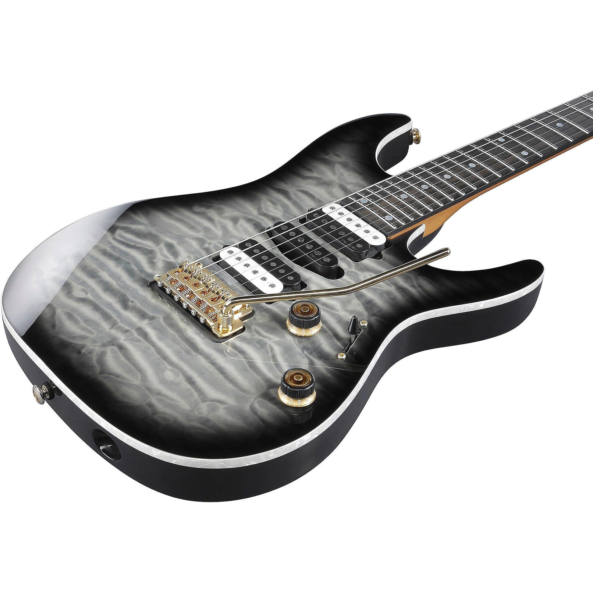 Đàn Guitar Điện Ibanez AZ Premium AZ47P1QM, Black Ice Burst - Việt Music