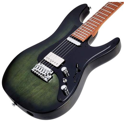 Đàn Guitar Điện Ibanez EH10 Erick Hansel Signature HS, Jatoba Fingerboard, Transparent Green Matte - Việt Music