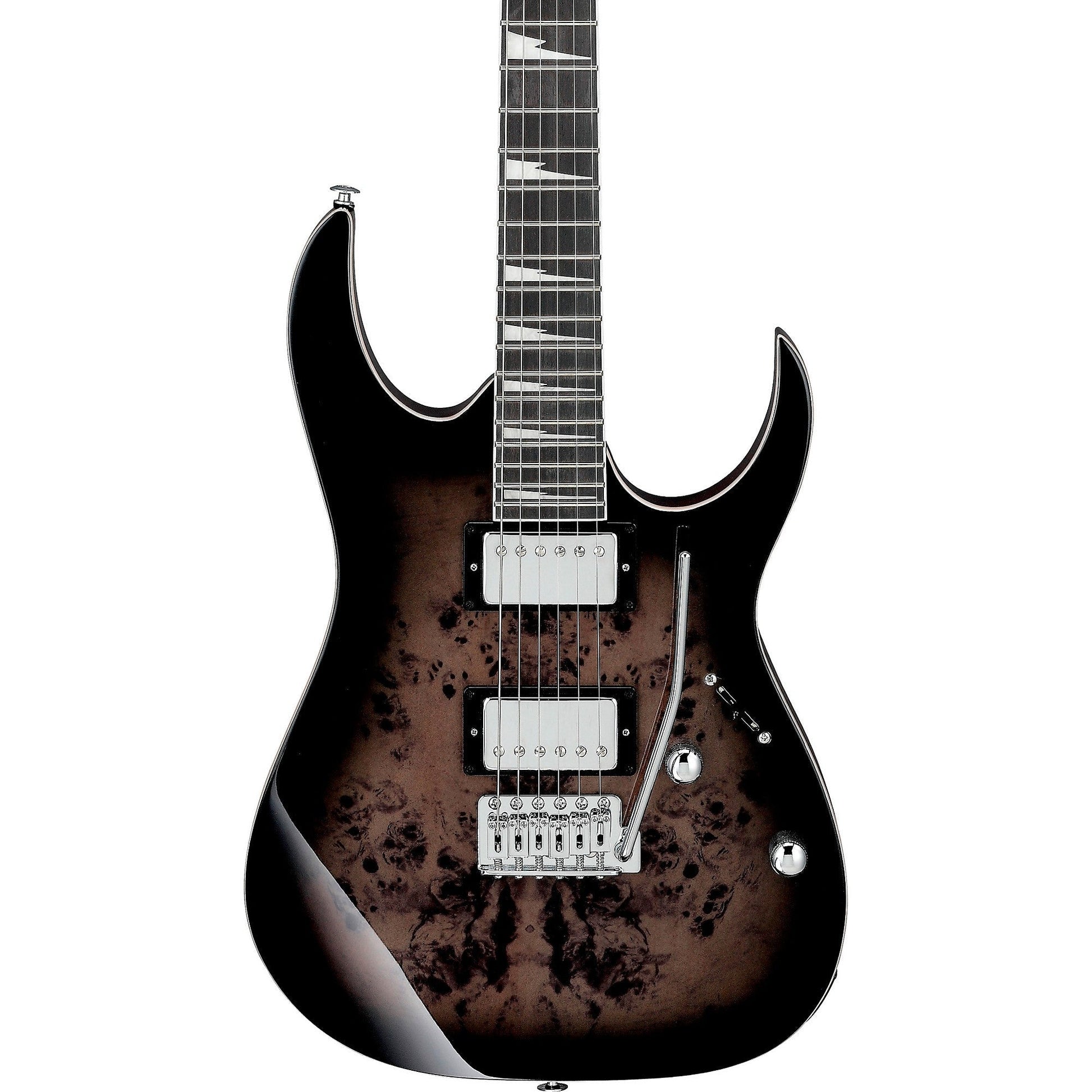 Đàn Guitar Điện Ibanez RG GIO GRG220PA1, Transparent Brown Black Burst - Việt Music