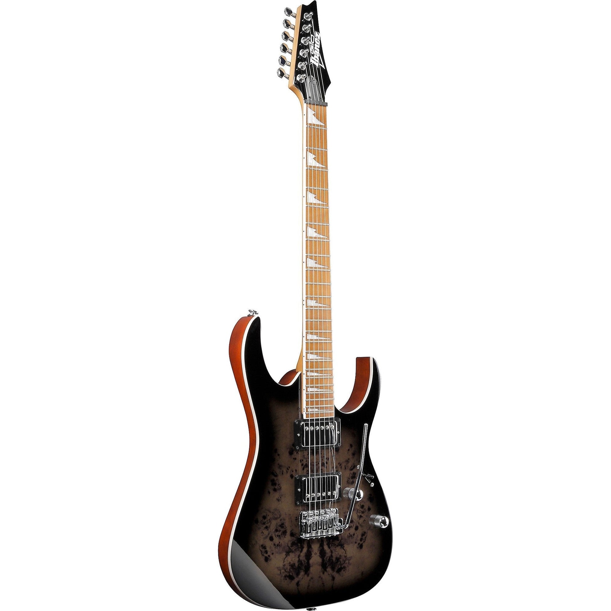 Đàn Guitar Điện Ibanez RG GIO GRG220PA1, Transparent Brown Black Burst - Việt Music