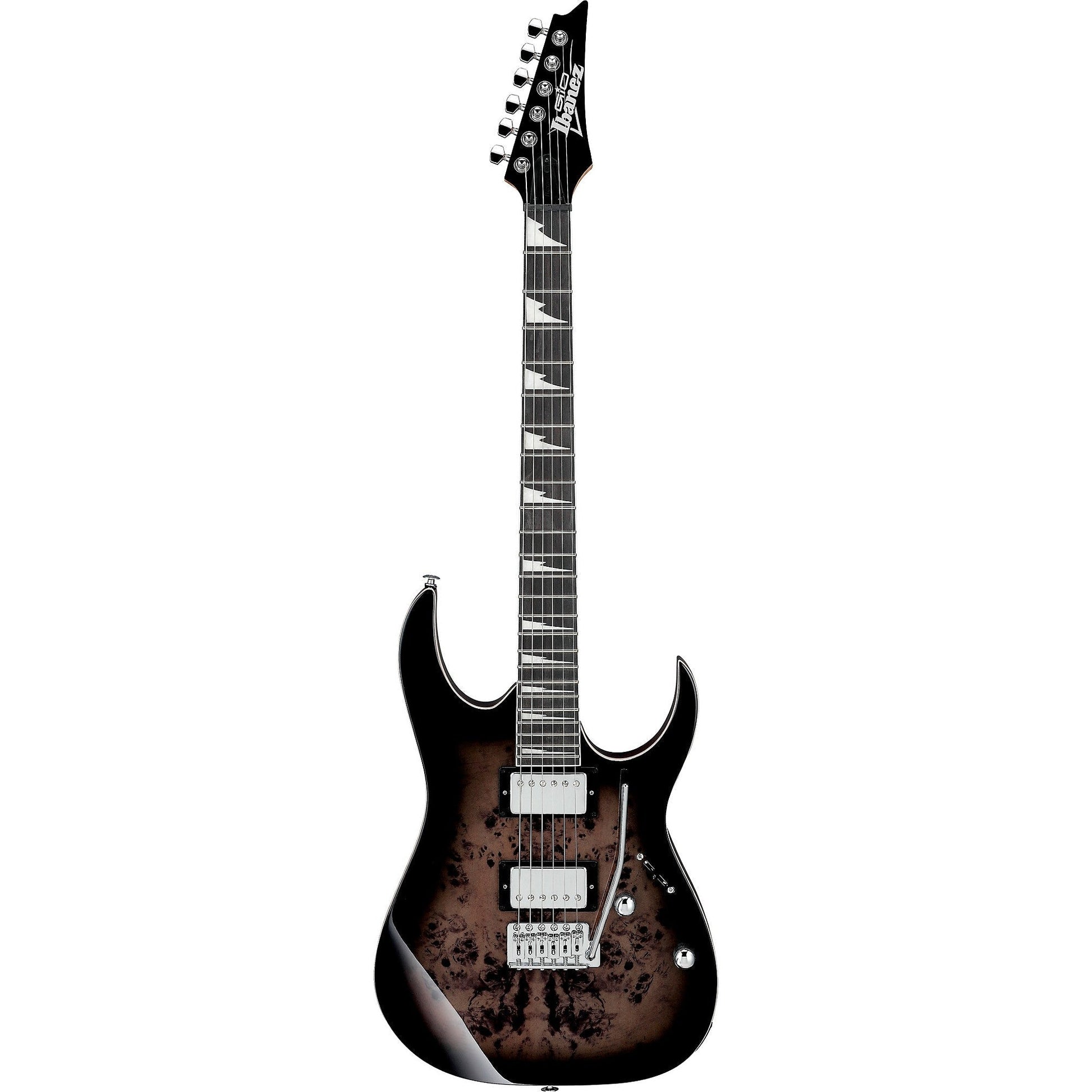 Đàn Guitar Điện Ibanez RG GIO GRG220PA1, Transparent Brown Black Burst - Việt Music