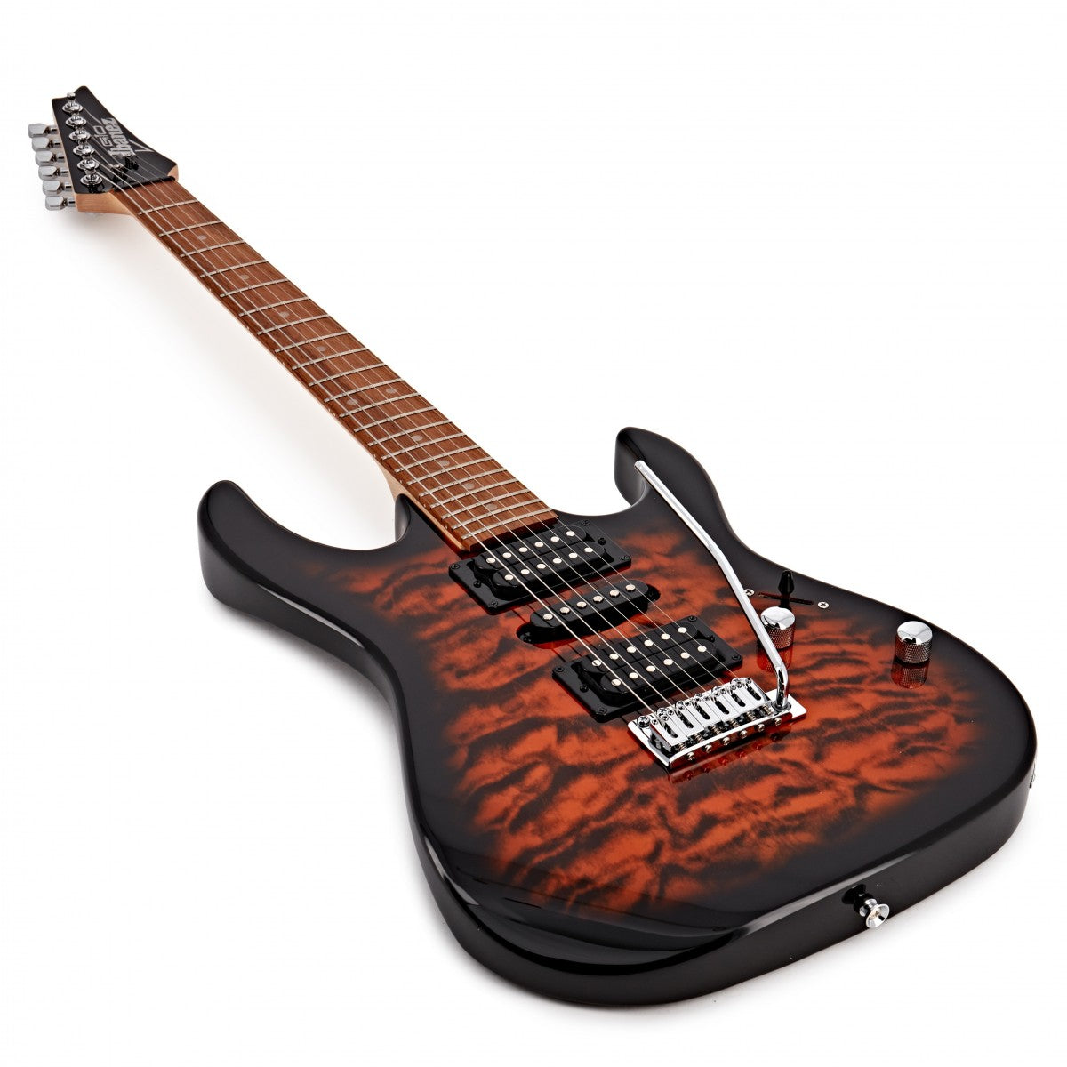 Đàn Guitar Điện Ibanez RG GIO GRX70QA, Sunburst - Việt Music