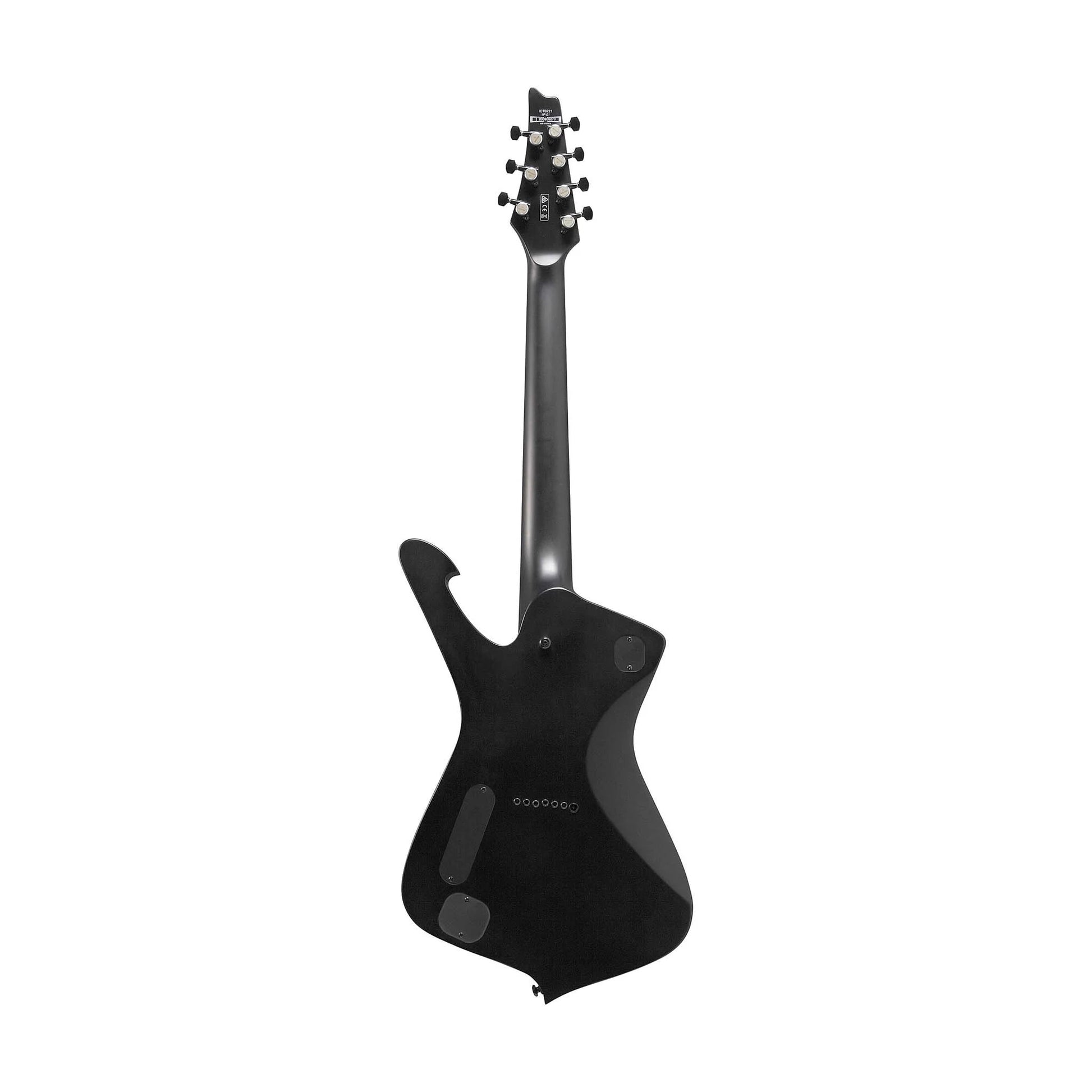 Đàn Guitar Điện Ibanez ICTB721 - Iceman IronLabel HH, Ebony Fingerboard, Black Flat - Việt Music