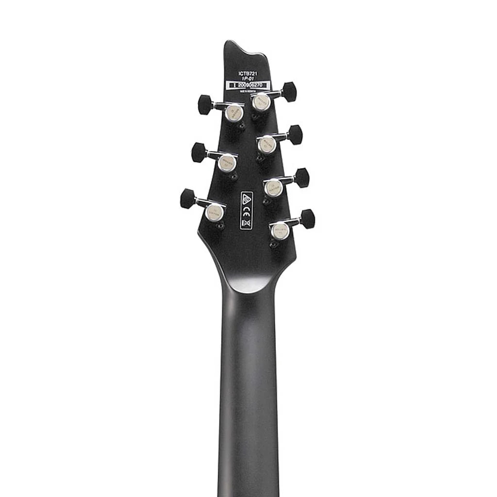 Đàn Guitar Điện Ibanez ICTB721 - Iceman IronLabel HH, Ebony Fingerboard, Black Flat - Việt Music