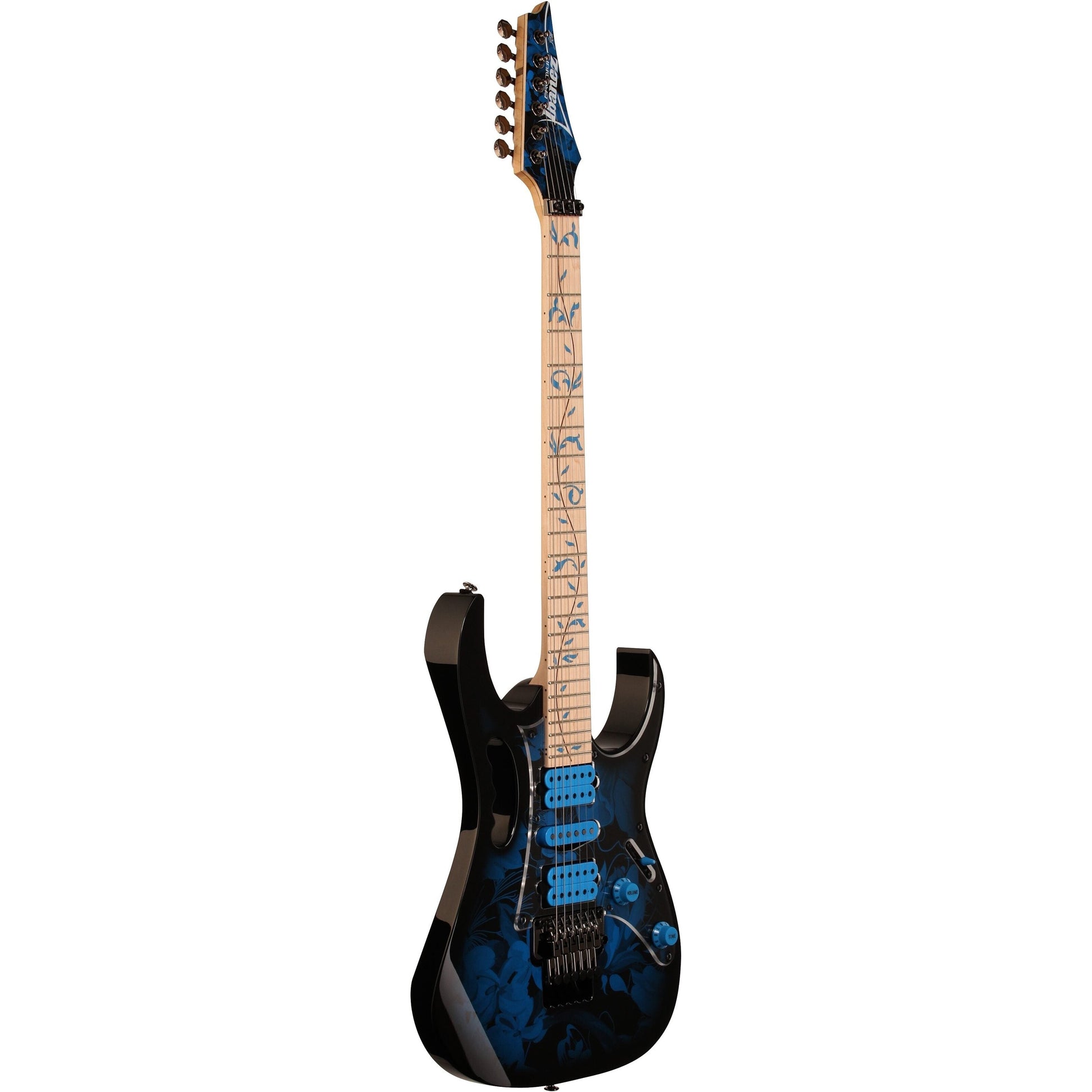 Đàn Guitar Điện Ibanez Steve Vai Signature JEM77P, Blue Floral Pattern - Việt Music