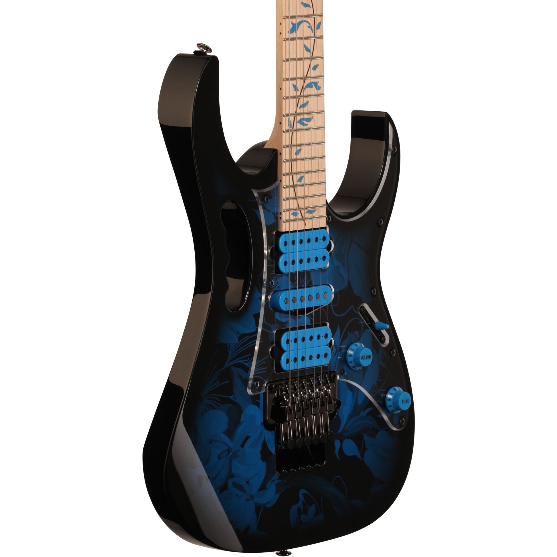 Đàn Guitar Điện Ibanez Steve Vai Signature JEM77P, Blue Floral Pattern - Việt Music