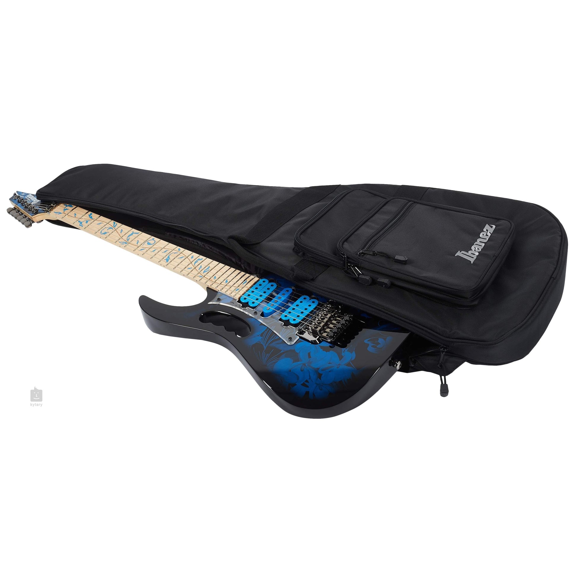 Đàn Guitar Điện Ibanez Steve Vai Signature JEM77P, Blue Floral Pattern - Việt Music