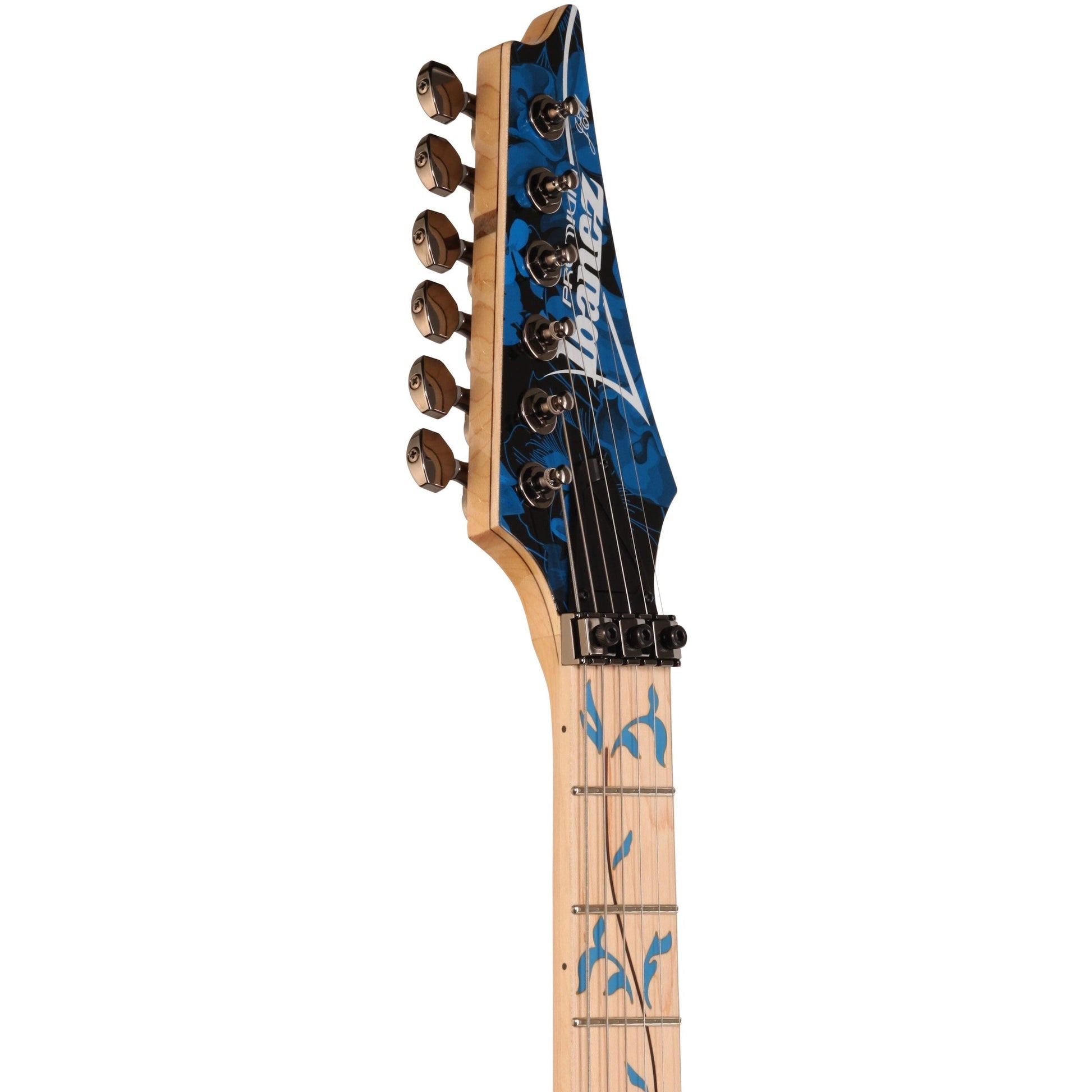 Đàn Guitar Điện Ibanez Steve Vai Signature JEM77P, Blue Floral Pattern - Việt Music