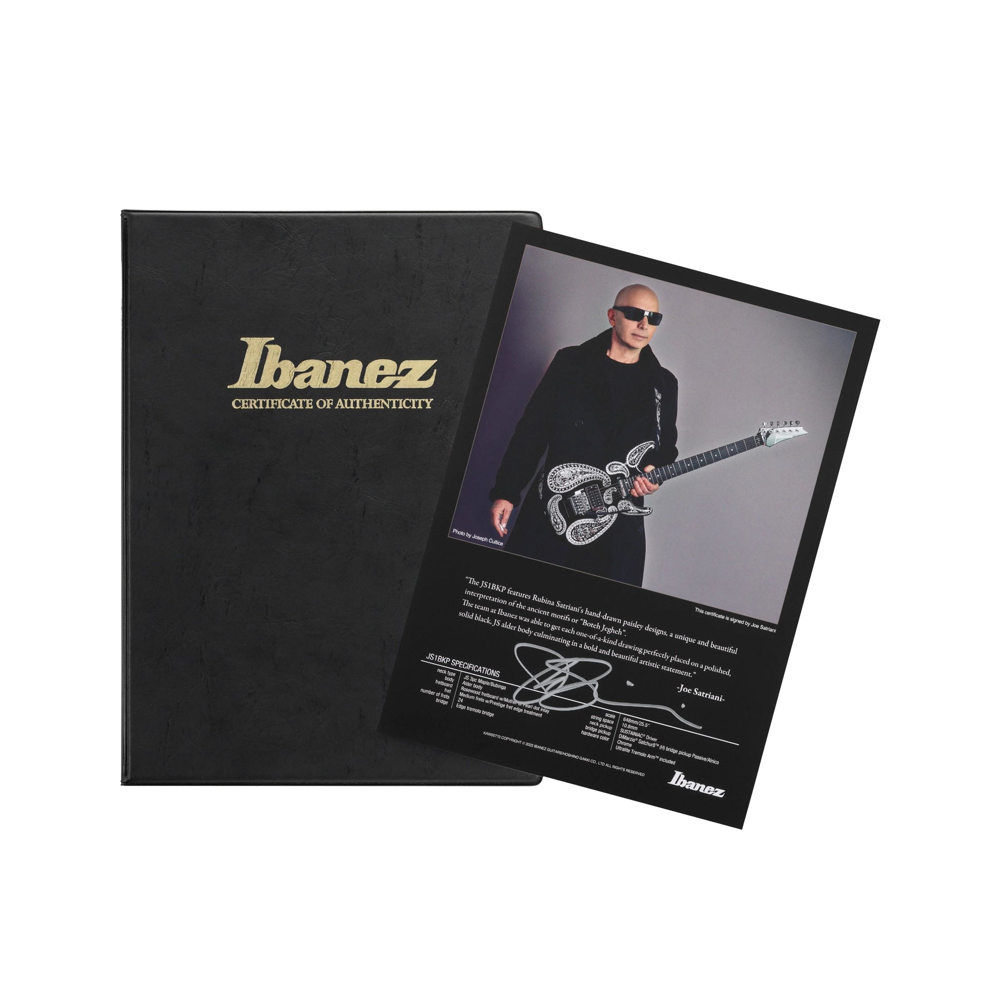 Đàn Guitar Điện Ibanez JS1BKP - Joe Satriani Signature Limited Edition HS, Rosewood Fingerboard, Black Paisley - Việt Music