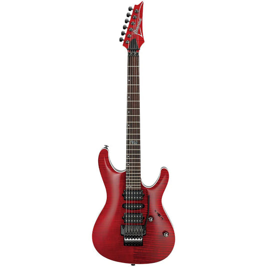 Đàn Guitar Điện Ibanez KIKO100 - Kiko Loureiro Signature HSH, Rosewood Fingerboard, Transparent Ruby Red, Qua sử dụng - Việt Music