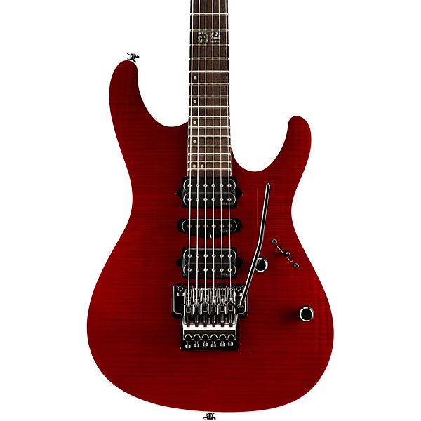 Đàn Guitar Điện Ibanez KIKO100 - Kiko Loureiro Signature HSH, Rosewood Fingerboard, Transparent Ruby Red - Việt Music