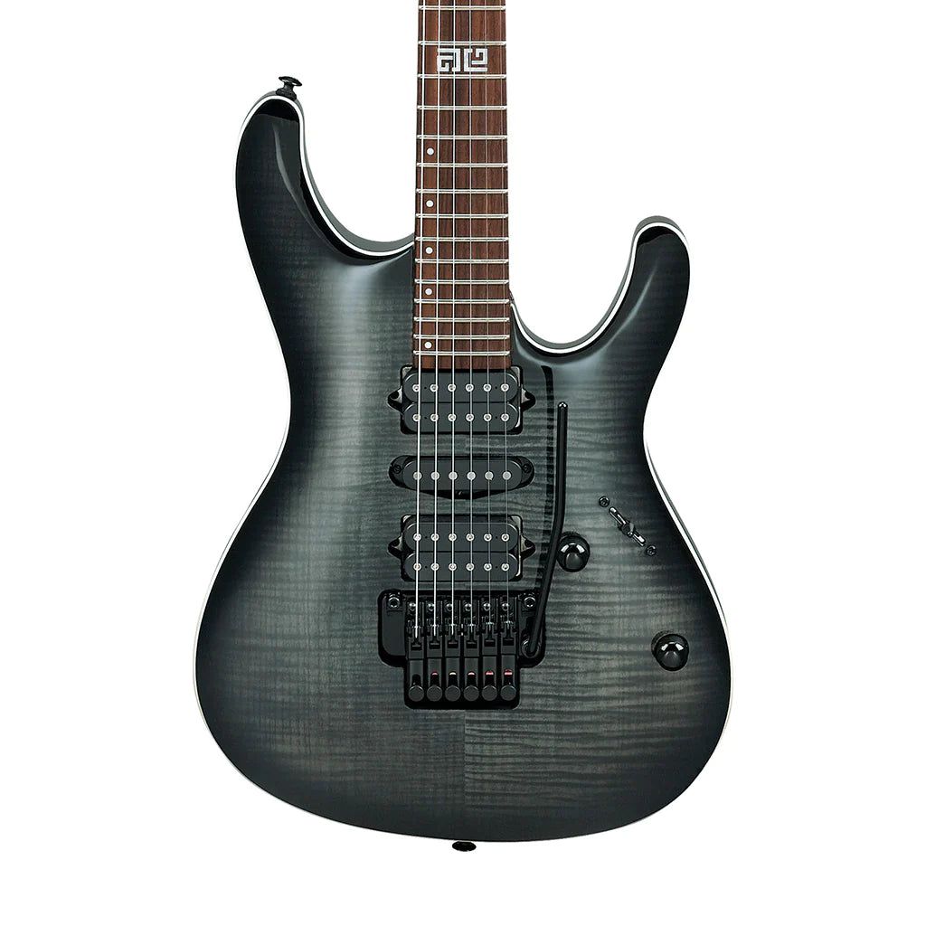 Đàn Guitar Điện Ibanez KIKO10BP-S Series Kiko Loureiro Signature, HSH Bound Panga Panga Fingerboard Transparent Gray Burst - Việt Music