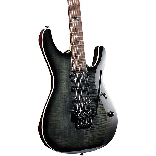 Đàn Guitar Điện Ibanez KIKO10BP-S Series Kiko Loureiro Signature, HSH Bound Panga Panga Fingerboard Transparent Gray Burst - Việt Music