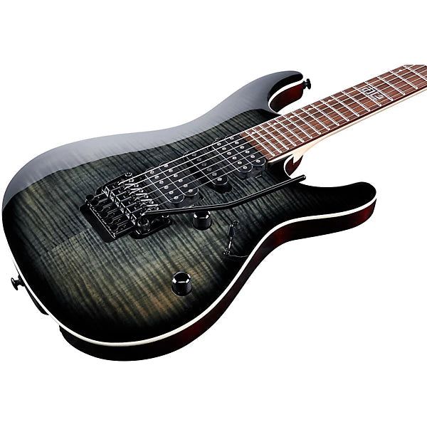 Đàn Guitar Điện Ibanez KIKO10BP-S Series Kiko Loureiro Signature, HSH Bound Panga Panga Fingerboard Transparent Gray Burst - Việt Music