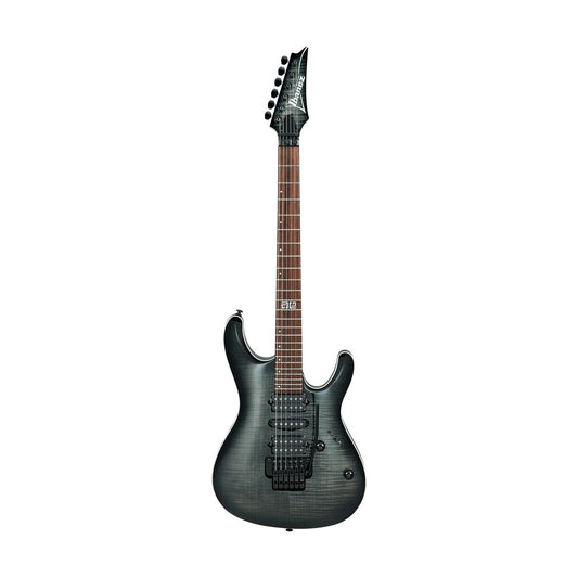 Đàn Guitar Điện Ibanez KIKO10BP-S Series Kiko Loureiro Signature, HSH Bound Panga Panga Fingerboard Transparent Gray Burst - Việt Music