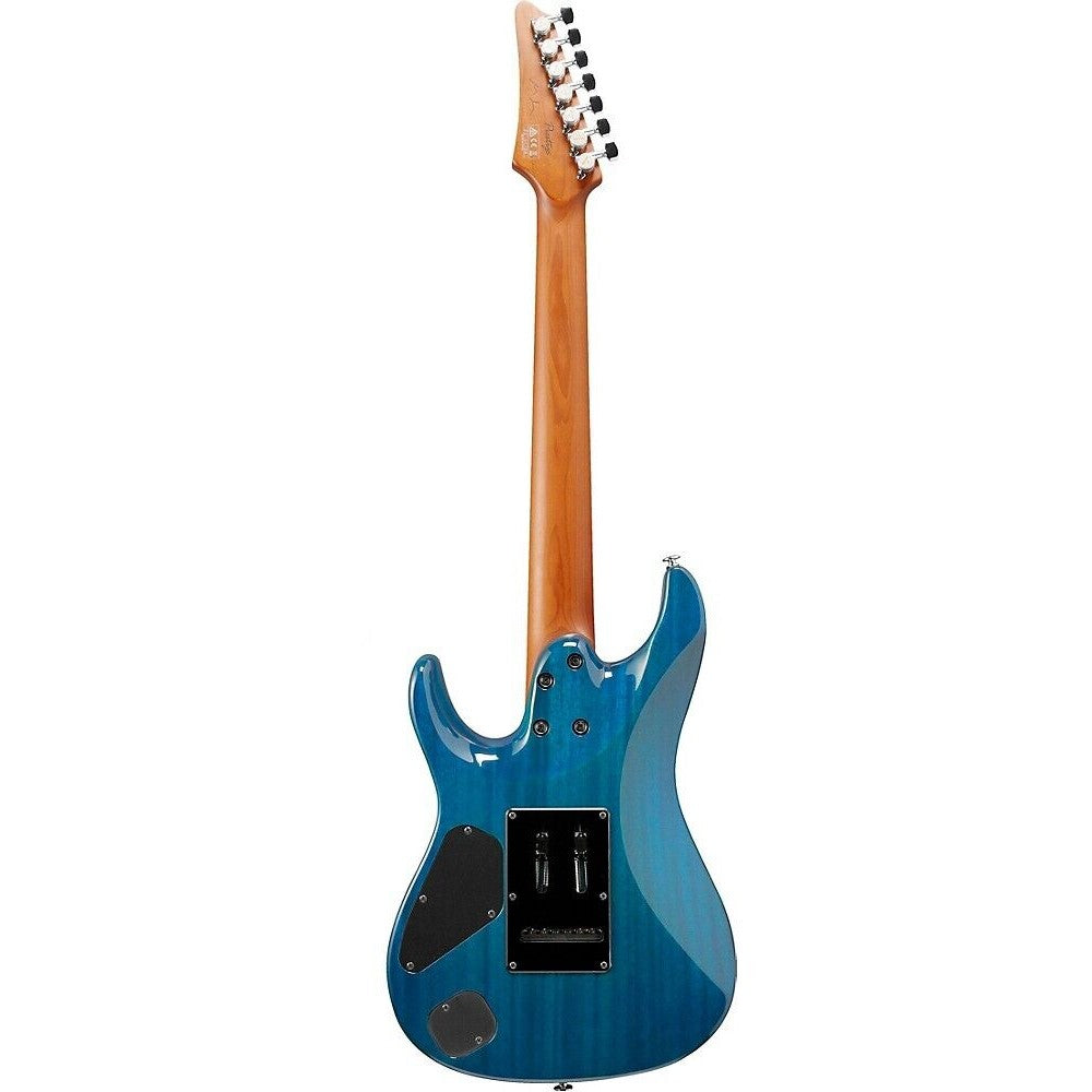 Đàn Guitar Điện Ibanez MM1 - Martin Miller Signature HH, Maple Fingerboard, Transparent Aqua Blue - Việt Music