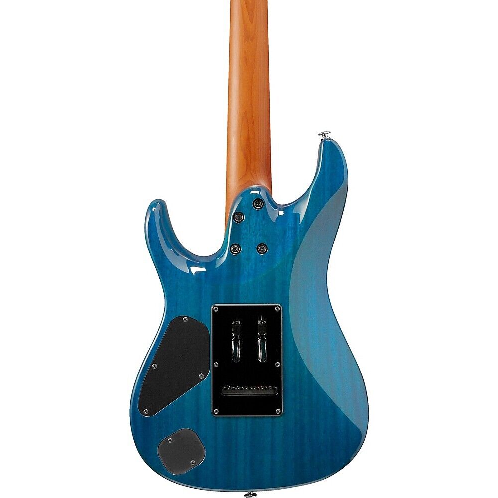 Đàn Guitar Điện Ibanez MM1 - Martin Miller Signature HH, Maple Fingerboard, Transparent Aqua Blue - Việt Music