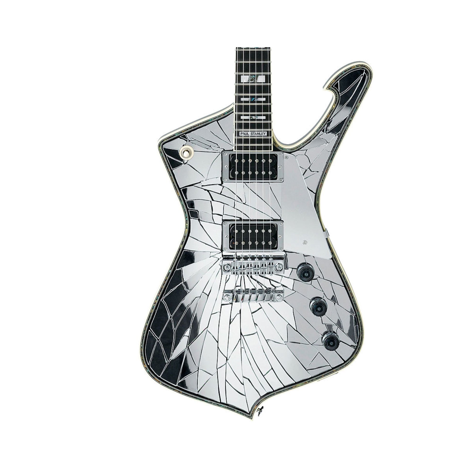 Đàn Guitar Điện Ibanez PS1CM - Paul Stanley Signature HH, Ebony Fingerboard, Cracked Mirror - Việt Music