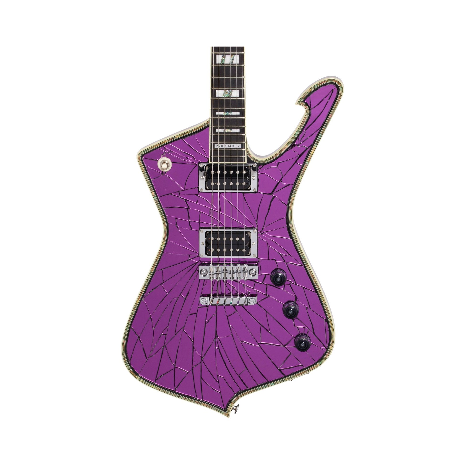 Đàn Guitar Điện Ibanez PS2CM - Paul Stanley Signature HH, Ebony Fingerboard, Purple Cracked Mirror - Việt Music