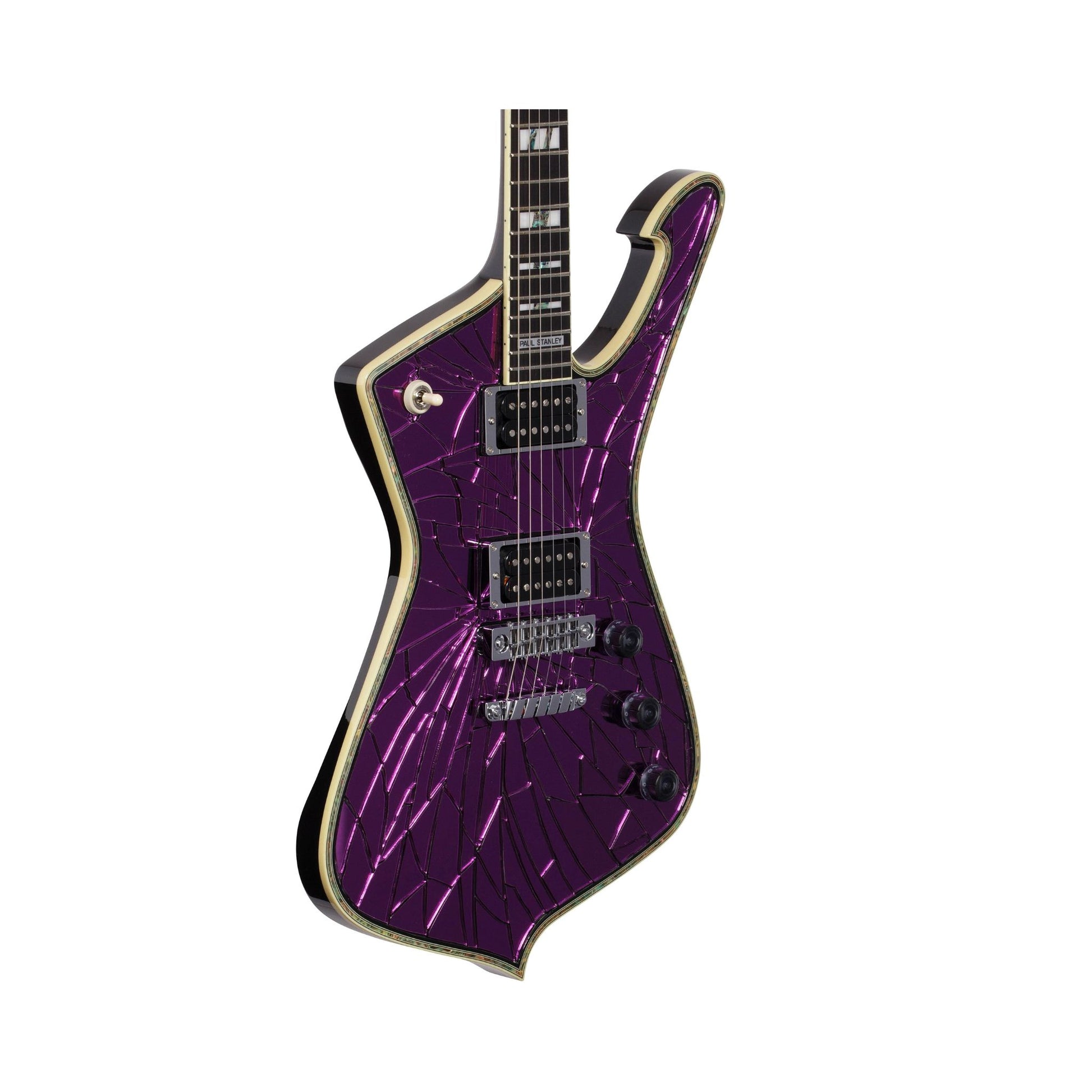 Đàn Guitar Điện Ibanez PS2CM - Paul Stanley Signature HH, Ebony Fingerboard, Purple Cracked Mirror - Việt Music