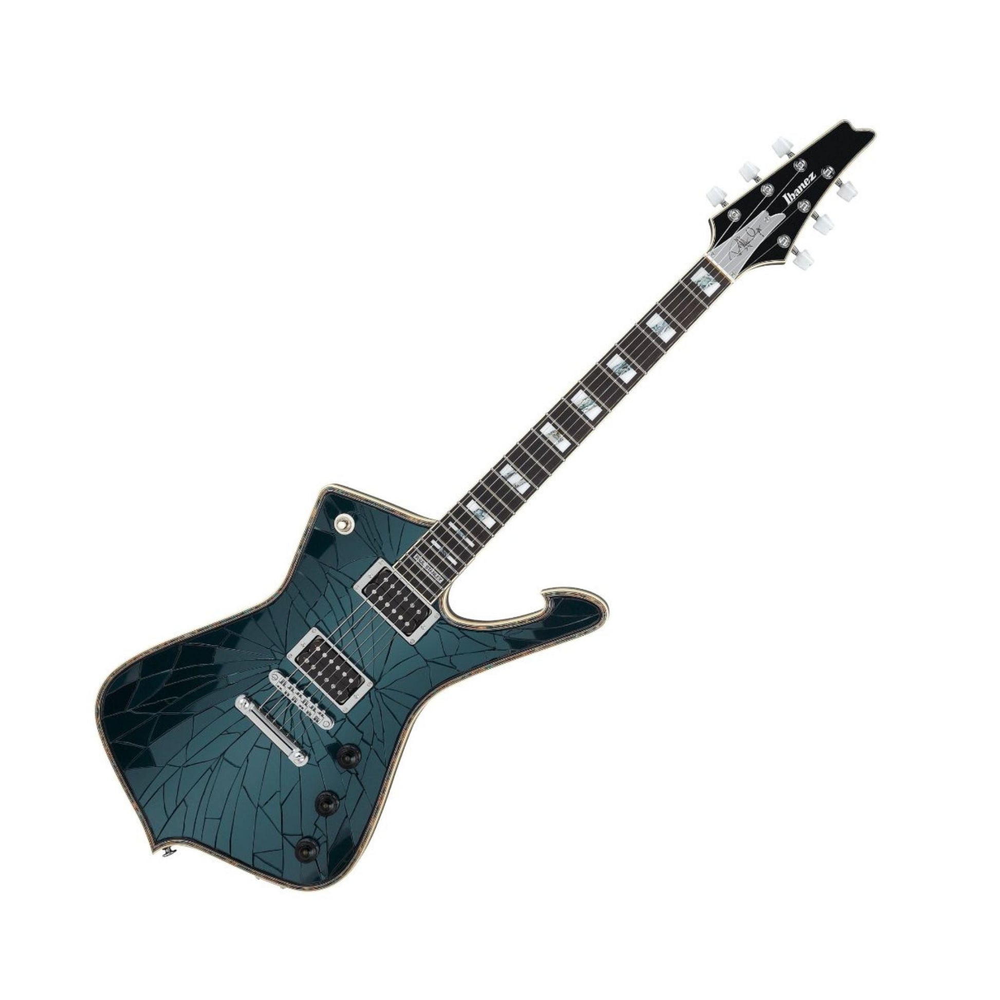 Đàn Guitar Điện Ibanez PS3CM - Paul Stanley Signature HH, Ebony Fingerboard, Cracked Mirror - Việt Music