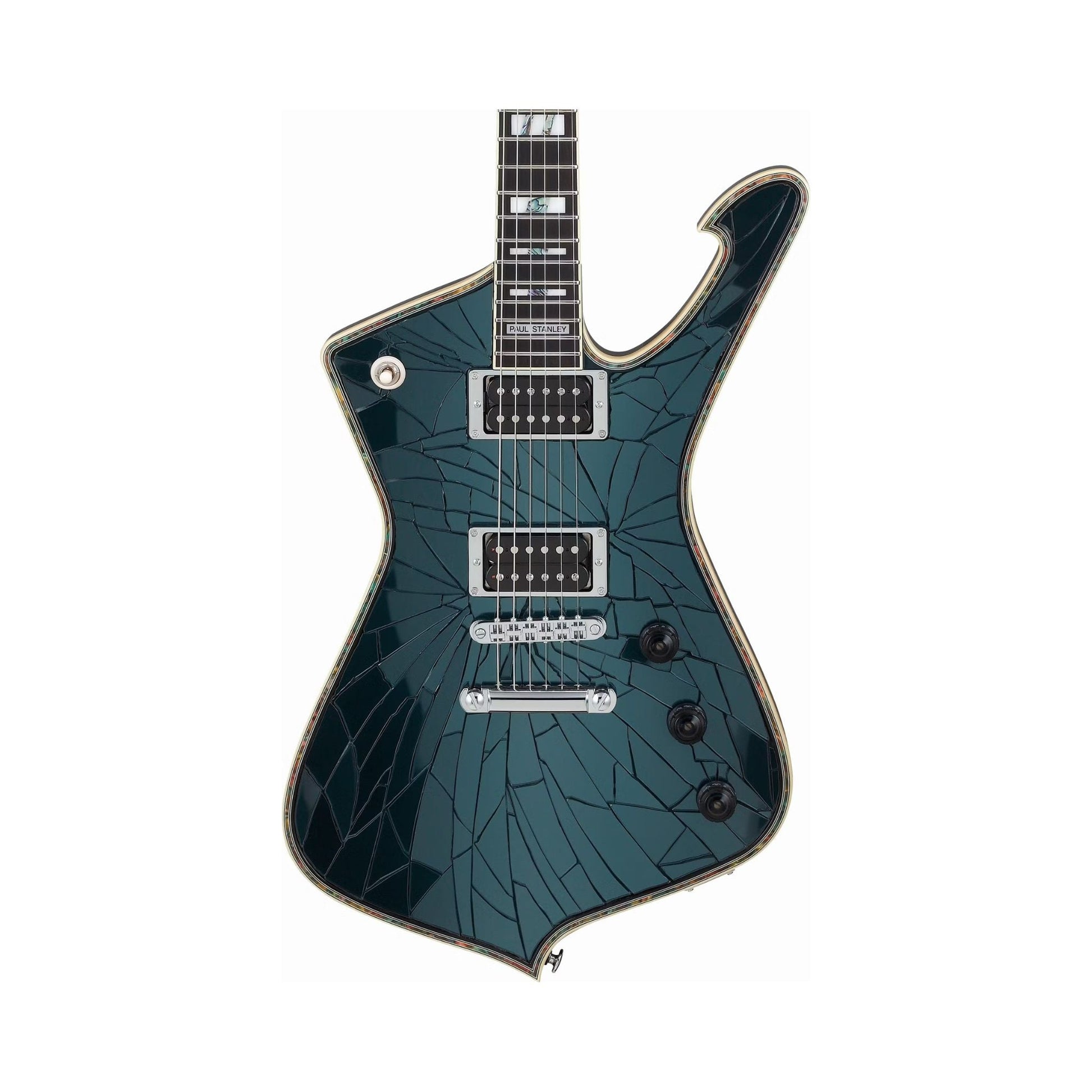 Đàn Guitar Điện Ibanez PS3CM - Paul Stanley Signature HH, Ebony Fingerboard, Cracked Mirror - Việt Music