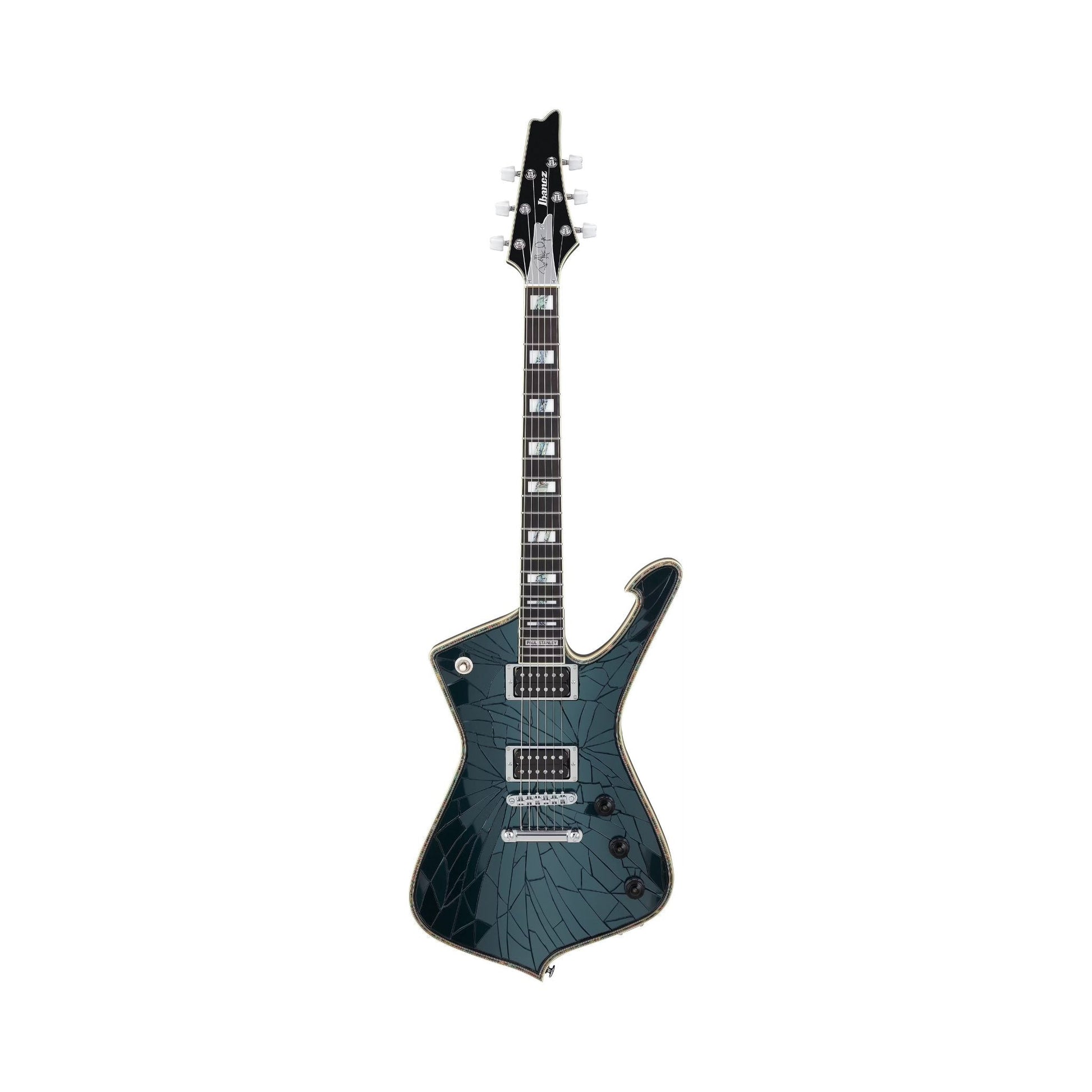 Đàn Guitar Điện Ibanez PS3CM - Paul Stanley Signature HH, Ebony Fingerboard, Cracked Mirror - Việt Music