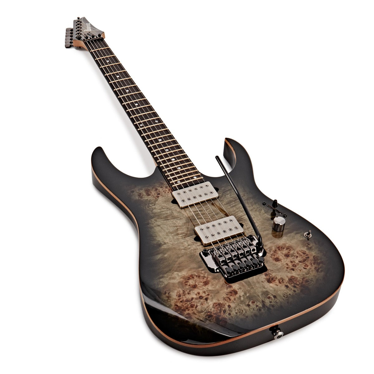 Đàn Guitar Điện Ibanez RG Premium RG1120PBZ, Charcoal Black Burst - Việt Music