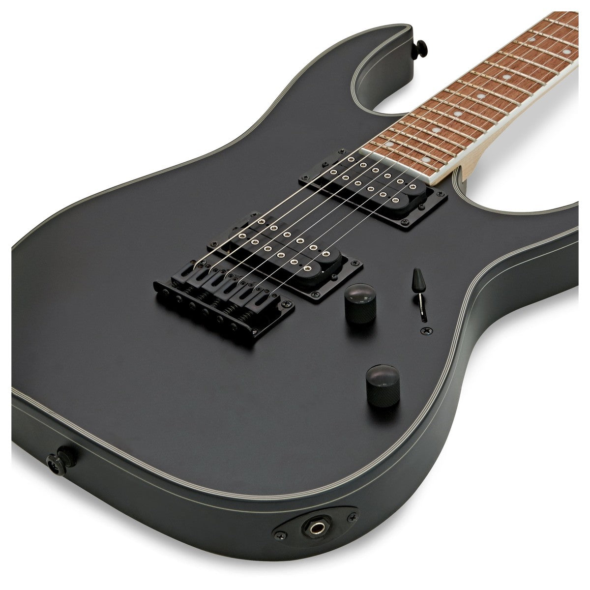 Đàn Guitar Điện Ibanez RG Standard RG421EX, Black Flat - Việt Music