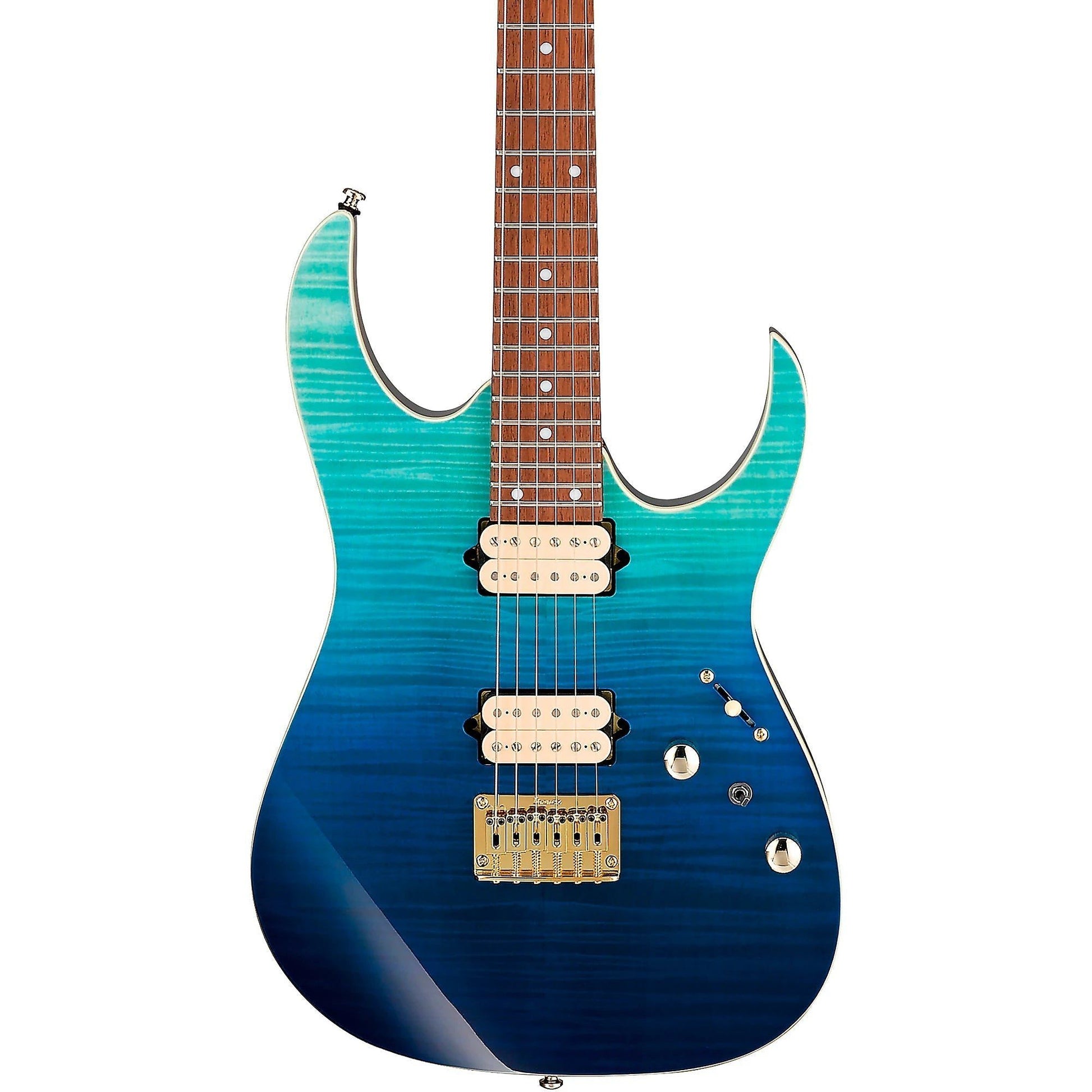 Đàn Guitar Điện Ibanez RG Standard RG421HPFM, Blue Reef Gradation - Việt Music