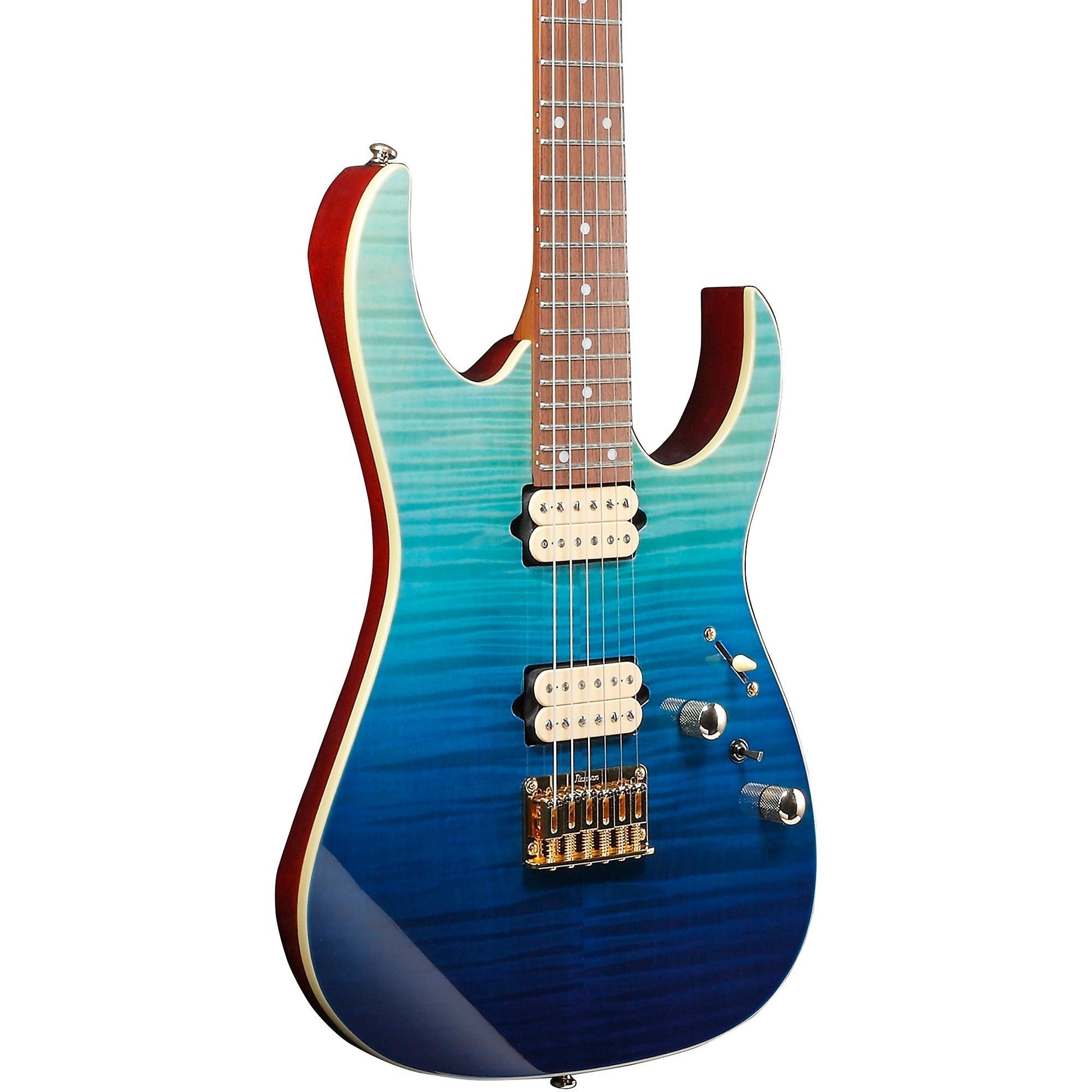 Đàn Guitar Điện Ibanez RG Standard RG421HPFM, Blue Reef Gradation - Việt Music