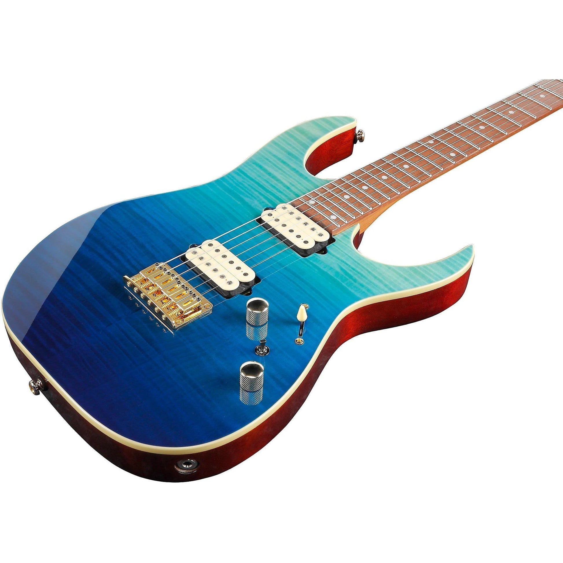 Đàn Guitar Điện Ibanez RG Standard RG421HPFM, Blue Reef Gradation - Việt Music