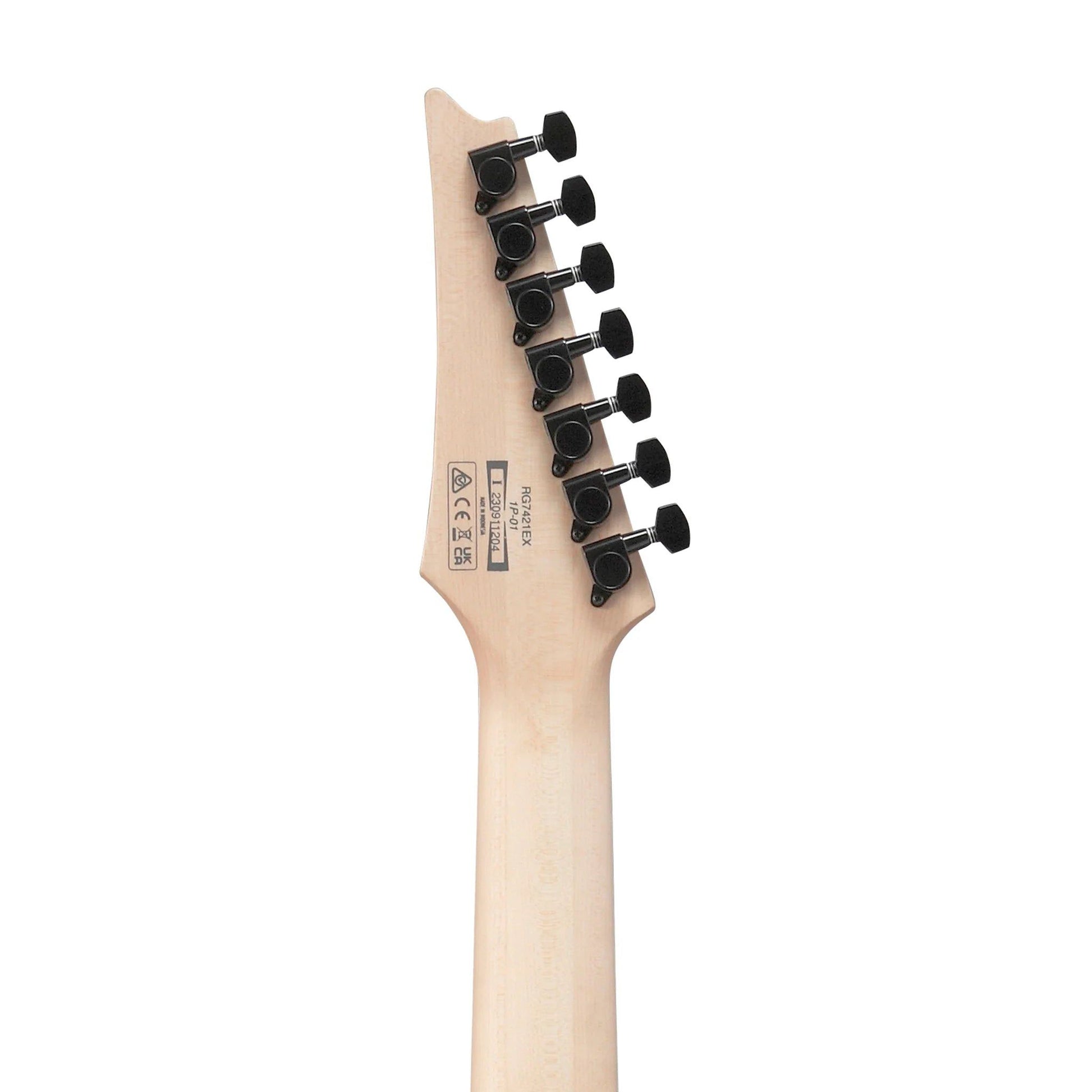 Đàn Guitar Điện Ibanez RG7421EX - RG Standard HH, Jatoba Fingerboard, Black Flat - 7 Strings - Việt Music