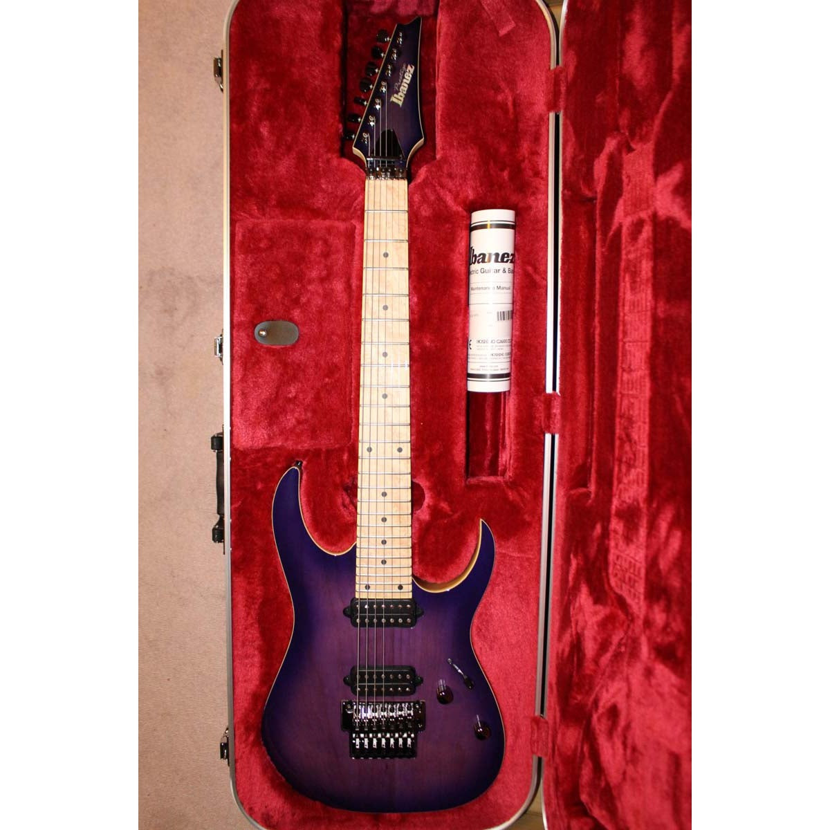 Đàn Guitar Điện Ibanez RG752AHM - RG Prestige HH, Maple Fingerboard, Royal Plum Burst - 7 Strings - Việt Music